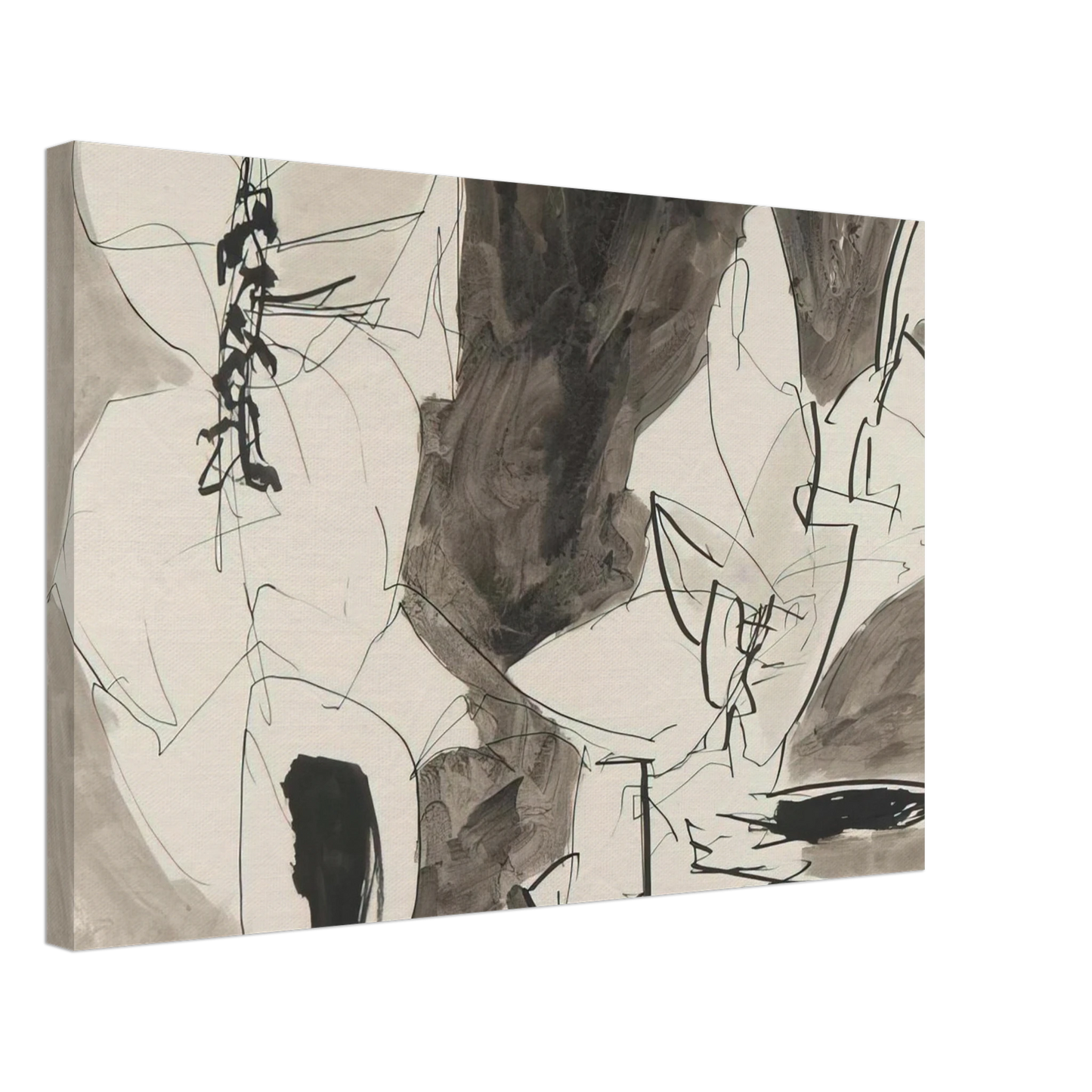 Gene Davis - Leap Frog - 1952 Canvas - 70x100 cm / 28x40 inches-canvas