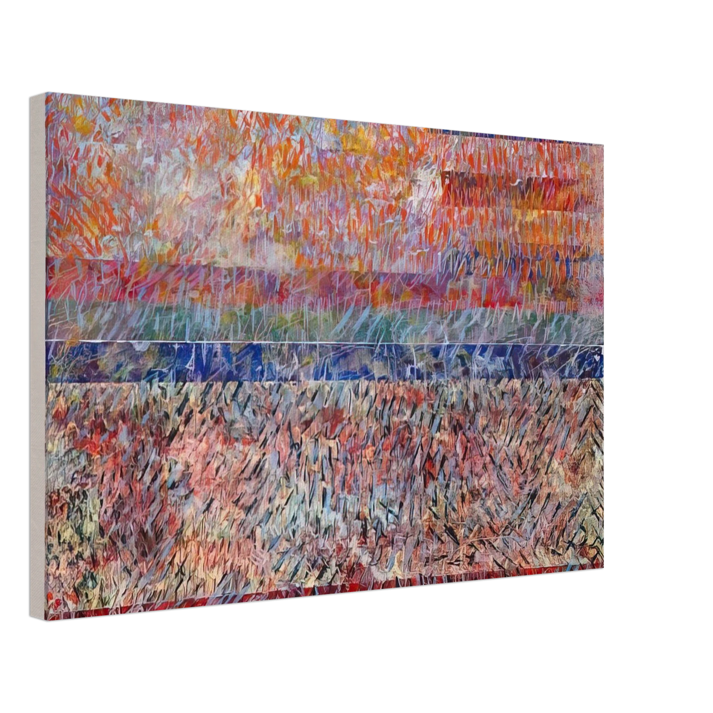 Sam Gilliam - St. Albans Canvas - 40x60 cm / 16x24 inches-canvas