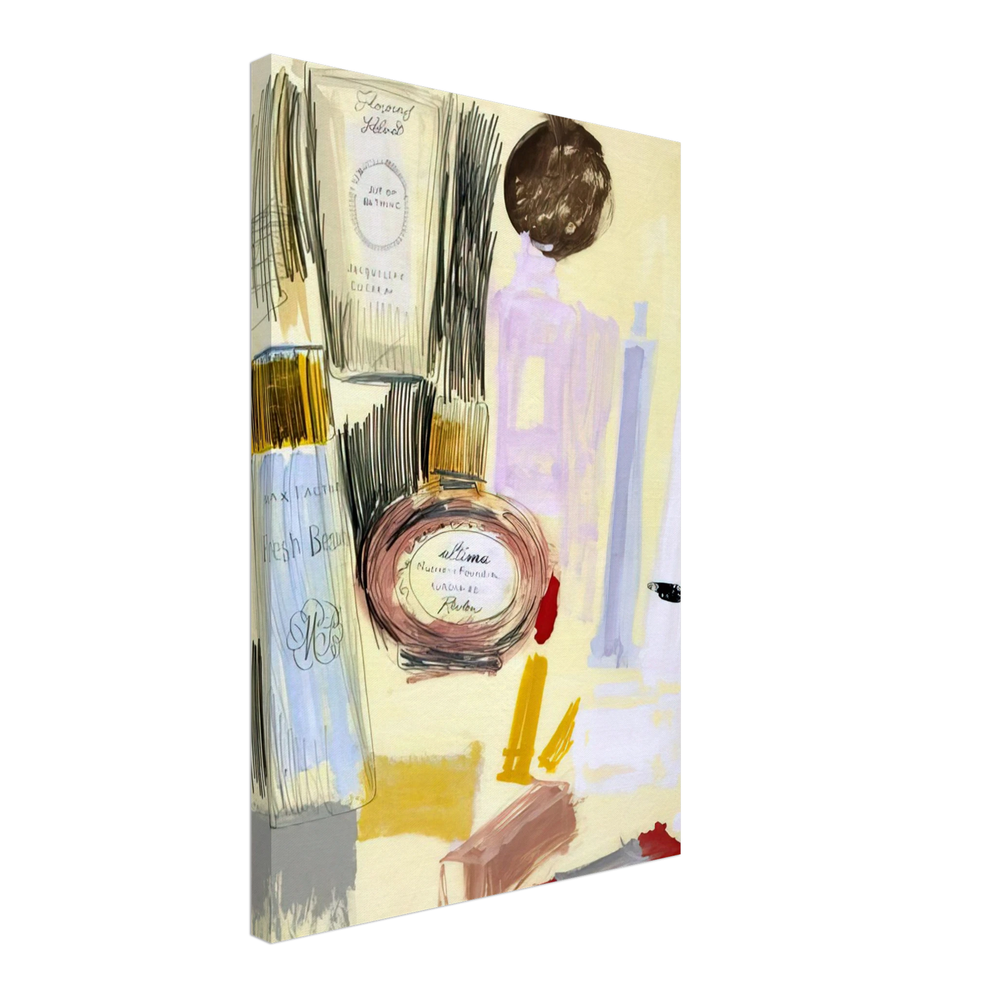 Andy Warhol - Untitled Beauty Products Canvas - 40x60 cm / 16x24 inches-canvas