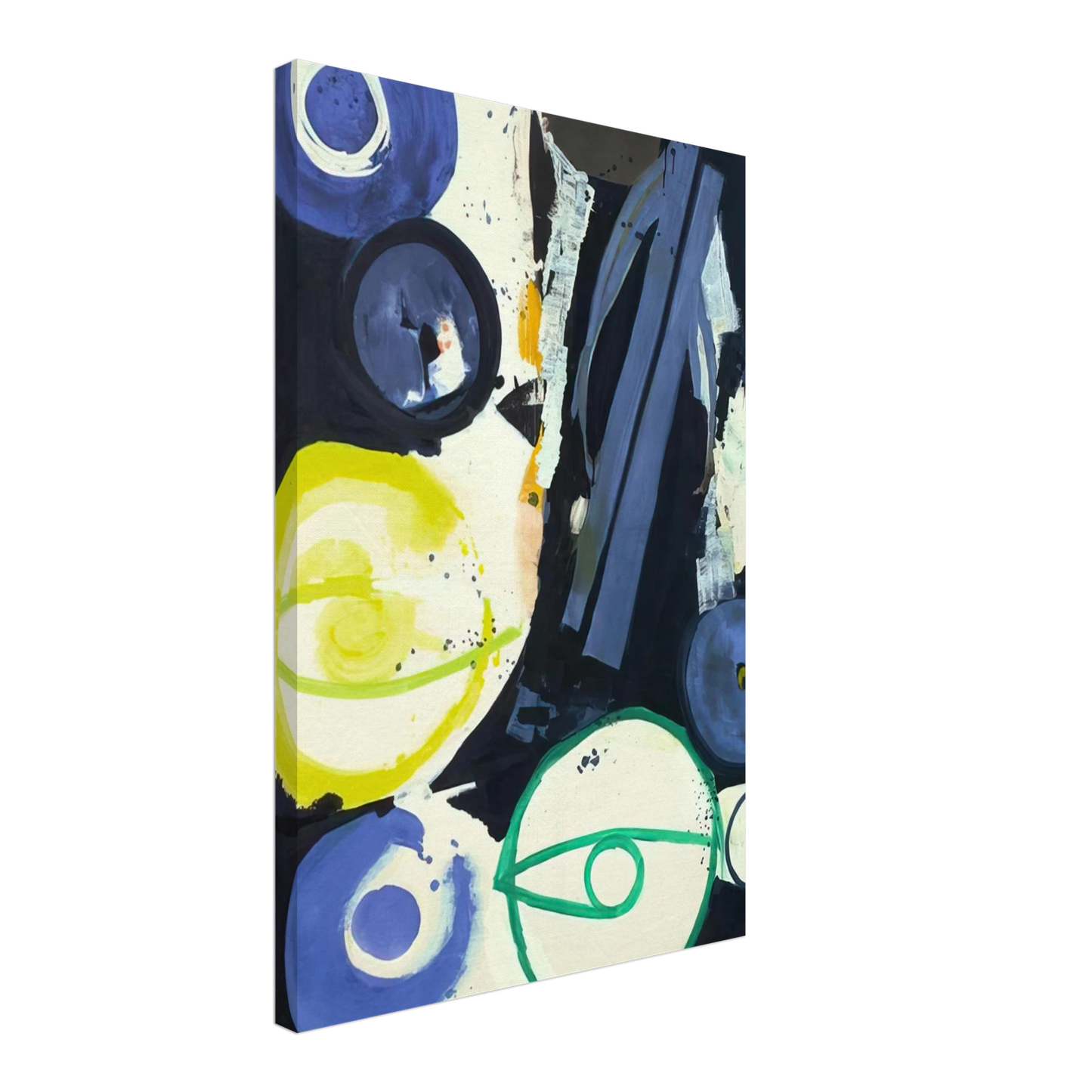 Ernst Wilhelm Nay - Orakel - 1964 Canvas - 40x60 cm / 16x24 inches-canvas