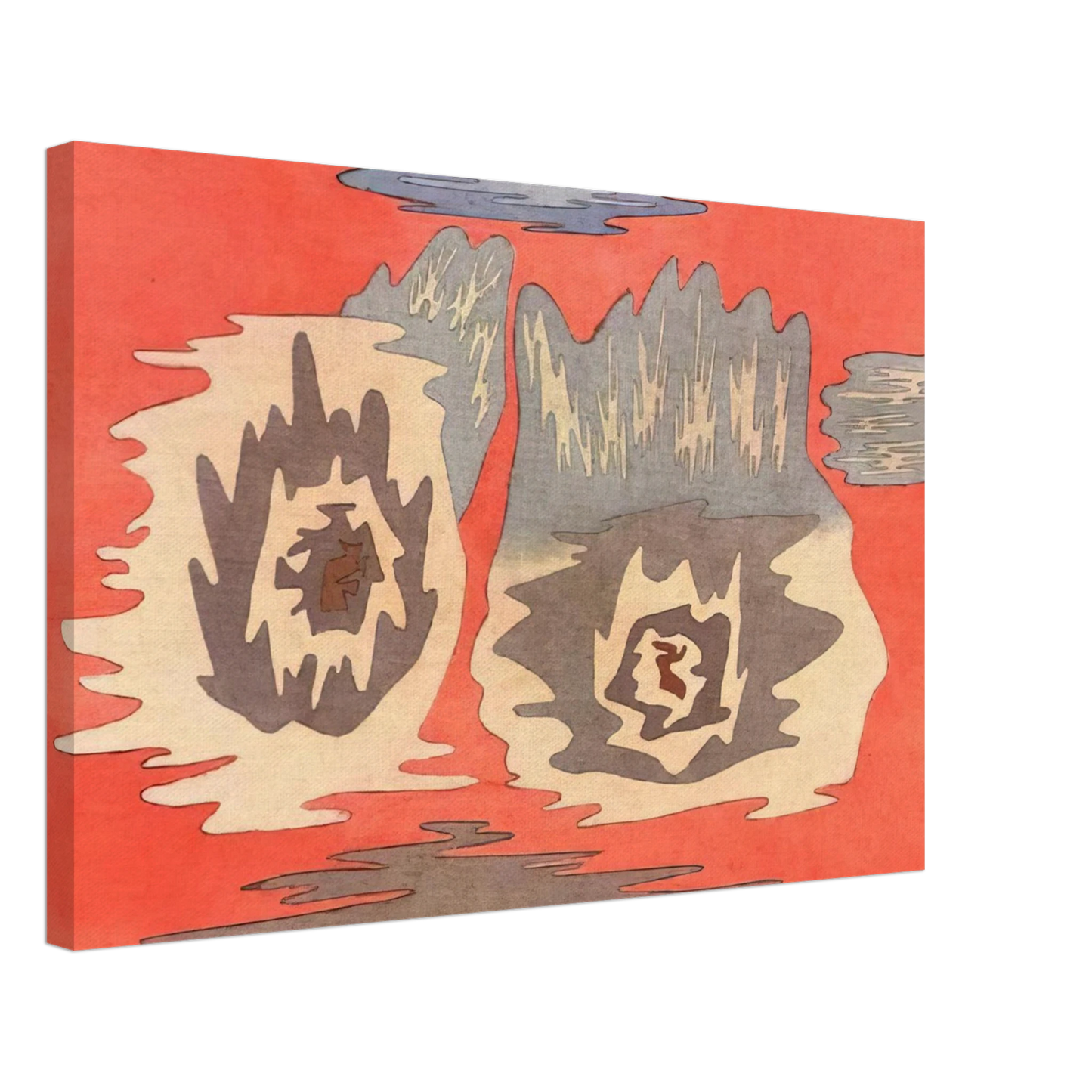 Paul Klee - THE PLACE OF THE TWINS 1929 Canvas - 70x100 cm / 28x40 inches-canvas