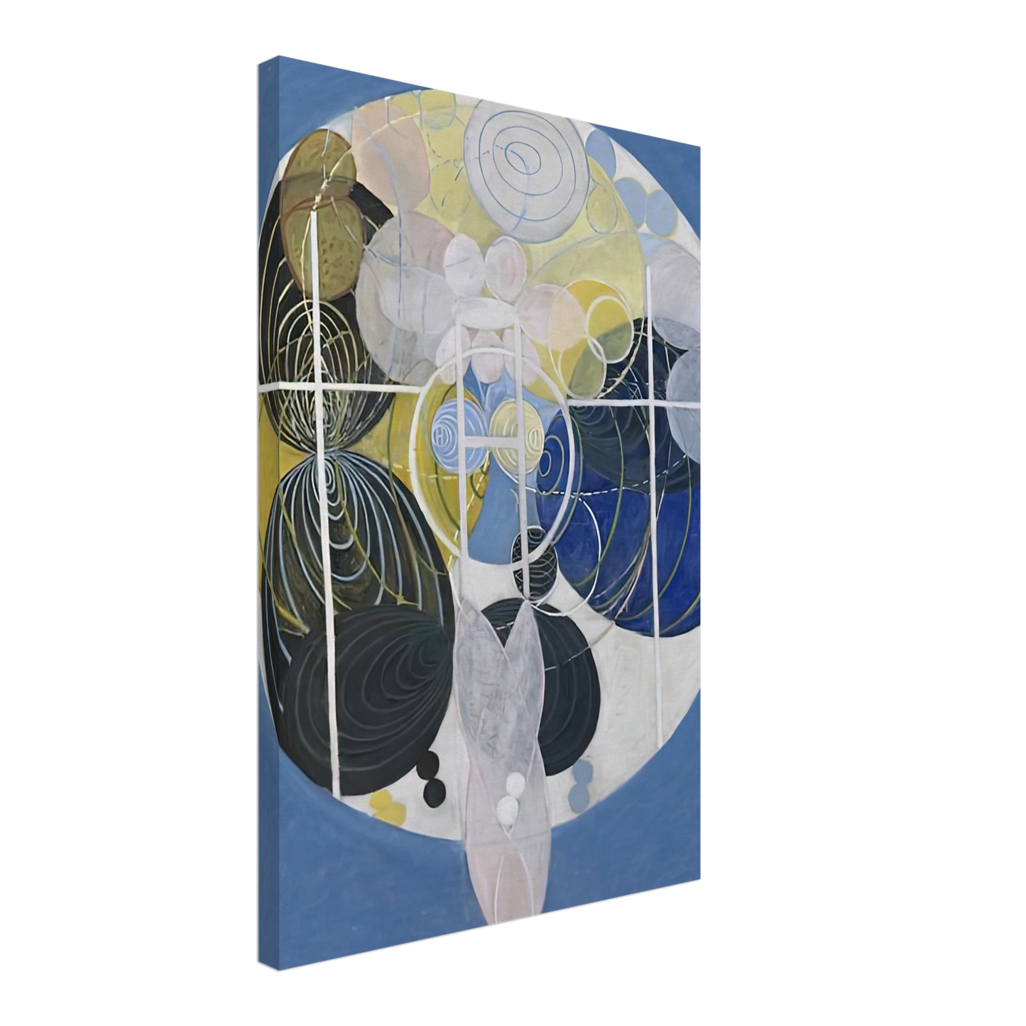 Hilma af Klint - THE LARGE FIGURE PAINTINGS NR 5 1907 Canvas - 40x60 cm / 16x24 inches-canvas