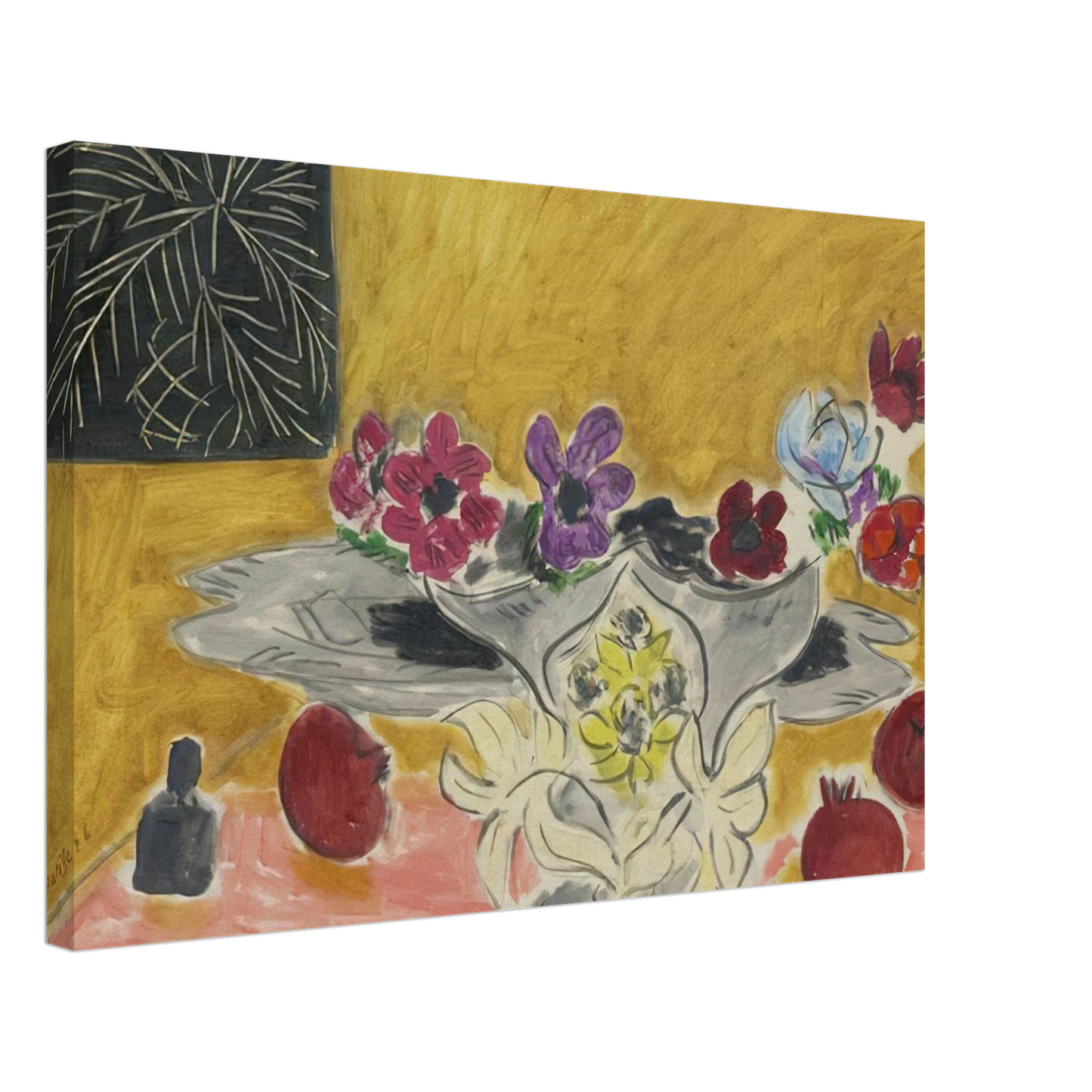 Henri Matisse - ANEMONES ET GRENADES 1946 Canvas - 40x60 cm / 16x24 inches-canvas