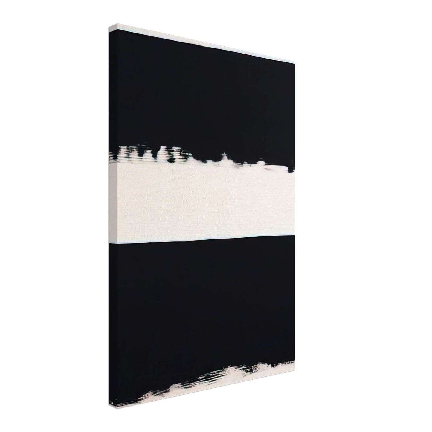 Pierre Soulages - Gouache 2004 B-7 - 2004 Canvas - 40x60 cm / 16x24 inches-canvas