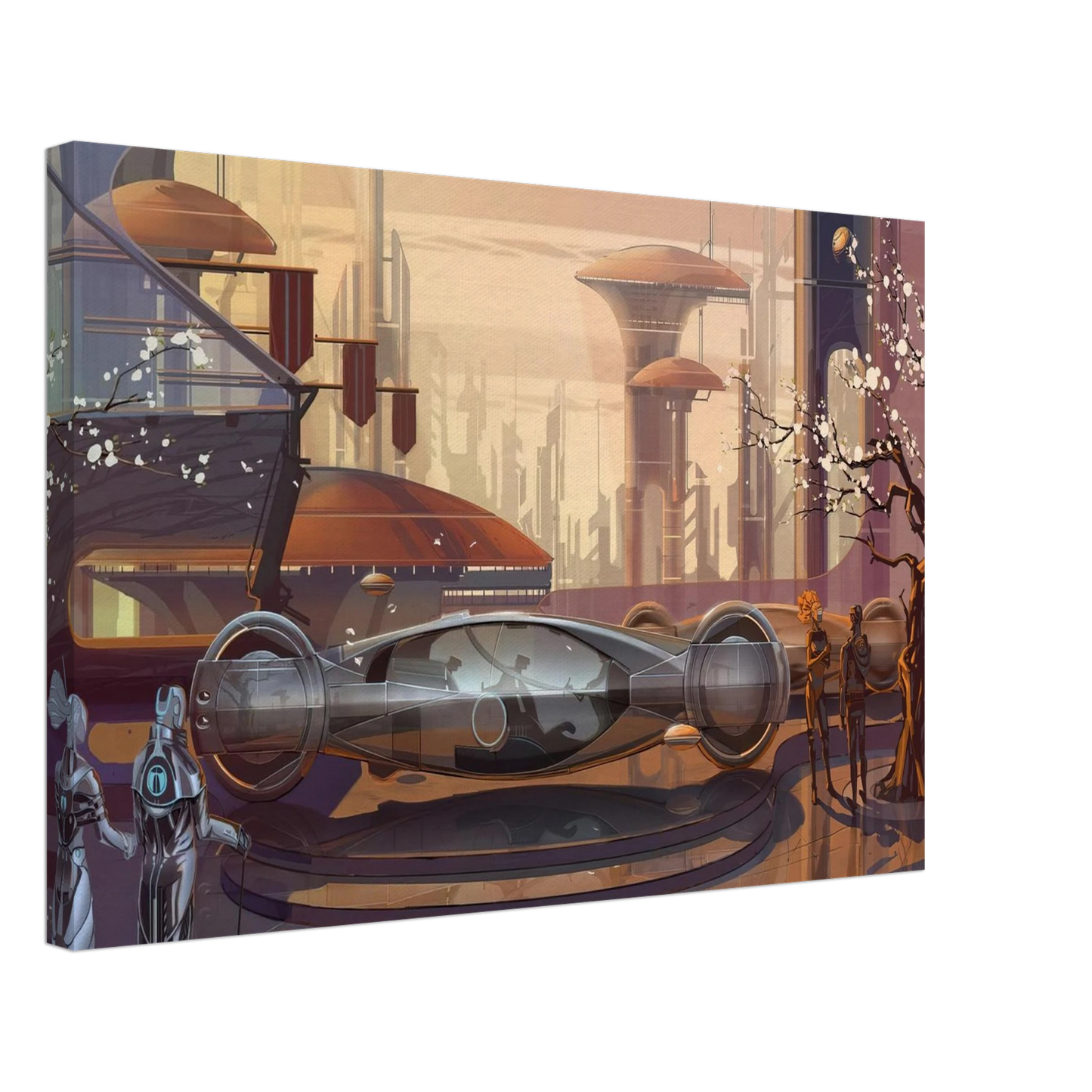 Syd Mead - Syd Mead Canvas - 70x100 cm / 28x40 inches-canvas