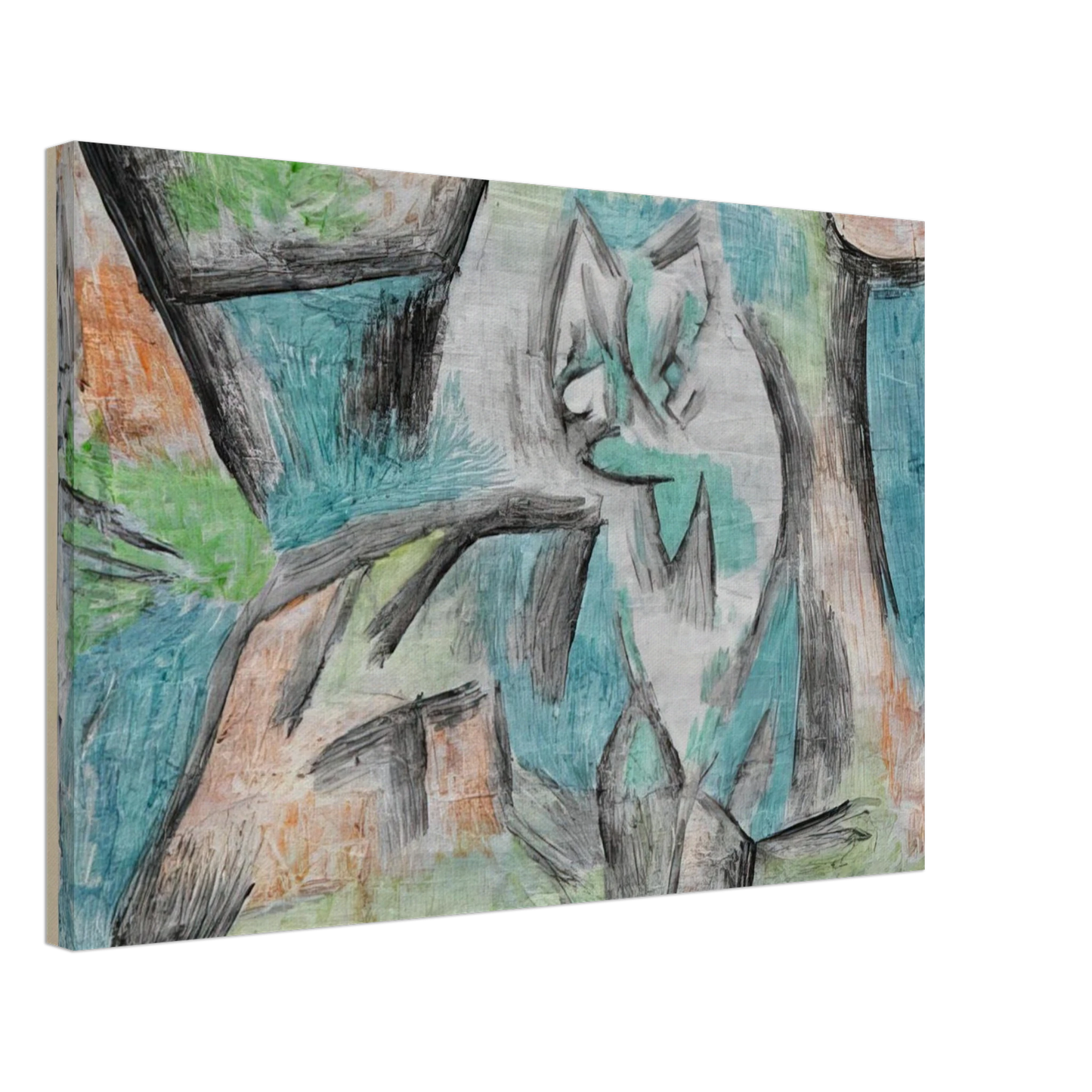 Paul Klee - A KIND OF CAT 1937 Canvas - 70x100 cm / 28x40 inches-canvas