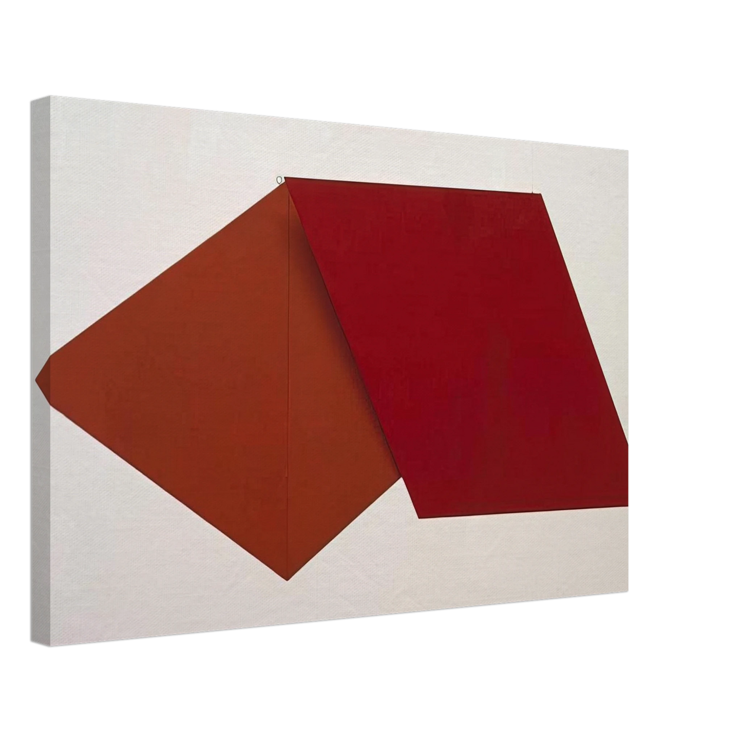 Helio Oiticica - Spatial Relief red REL 036 - 1959 Canvas - 70x100 cm / 28x40 inches-canvas