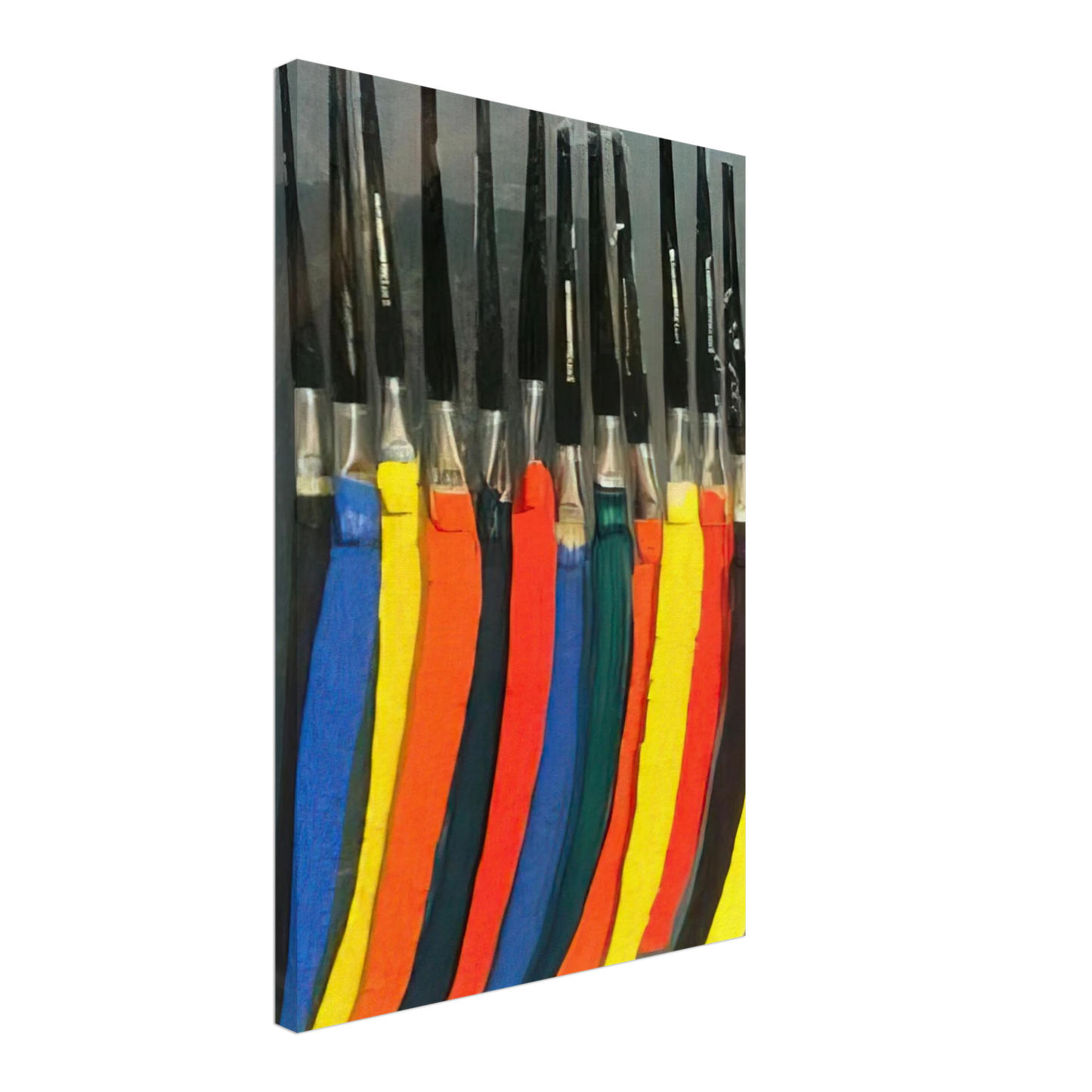Arman - Paintbrushes V - 1991 Canvas - 40x60 cm / 16x24 inches-canvas