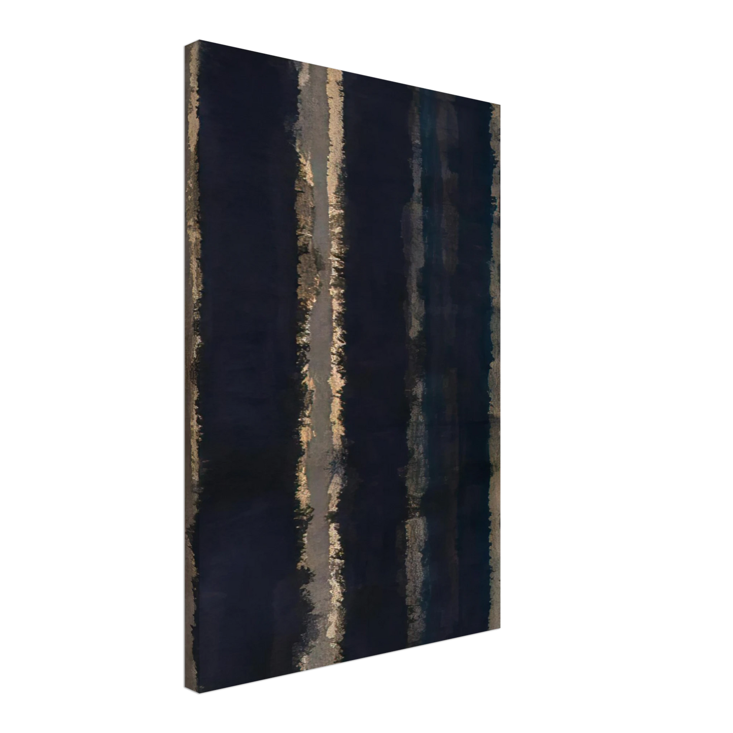 Yun Hyong-keun - Burnt Umber and Ultramarine - 1978 Canvas - 70x100 cm / 28x40 inches-canvas