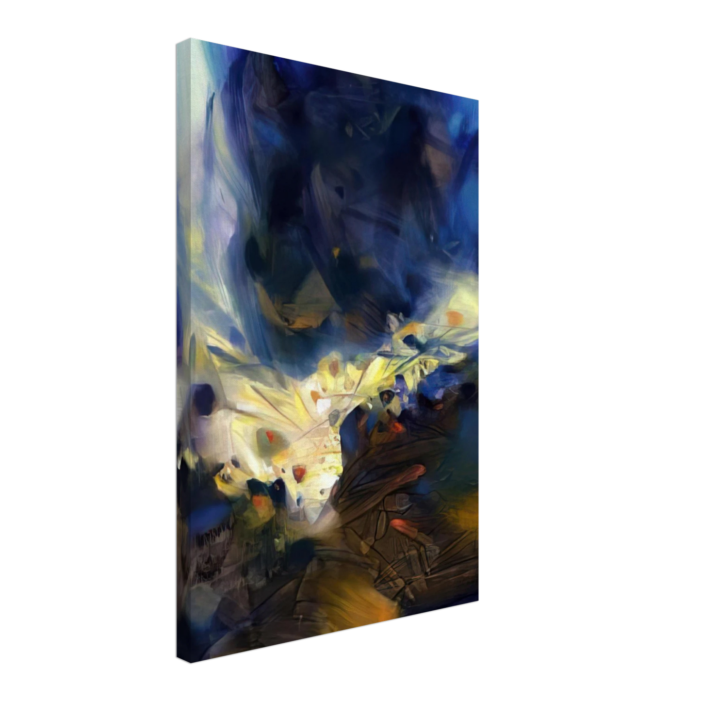 Chu teh Chun - LE SOUFFLE QUI LIBERE LA MATIERE 2006 Canvas - 70x100 cm / 28x40 inches-canvas