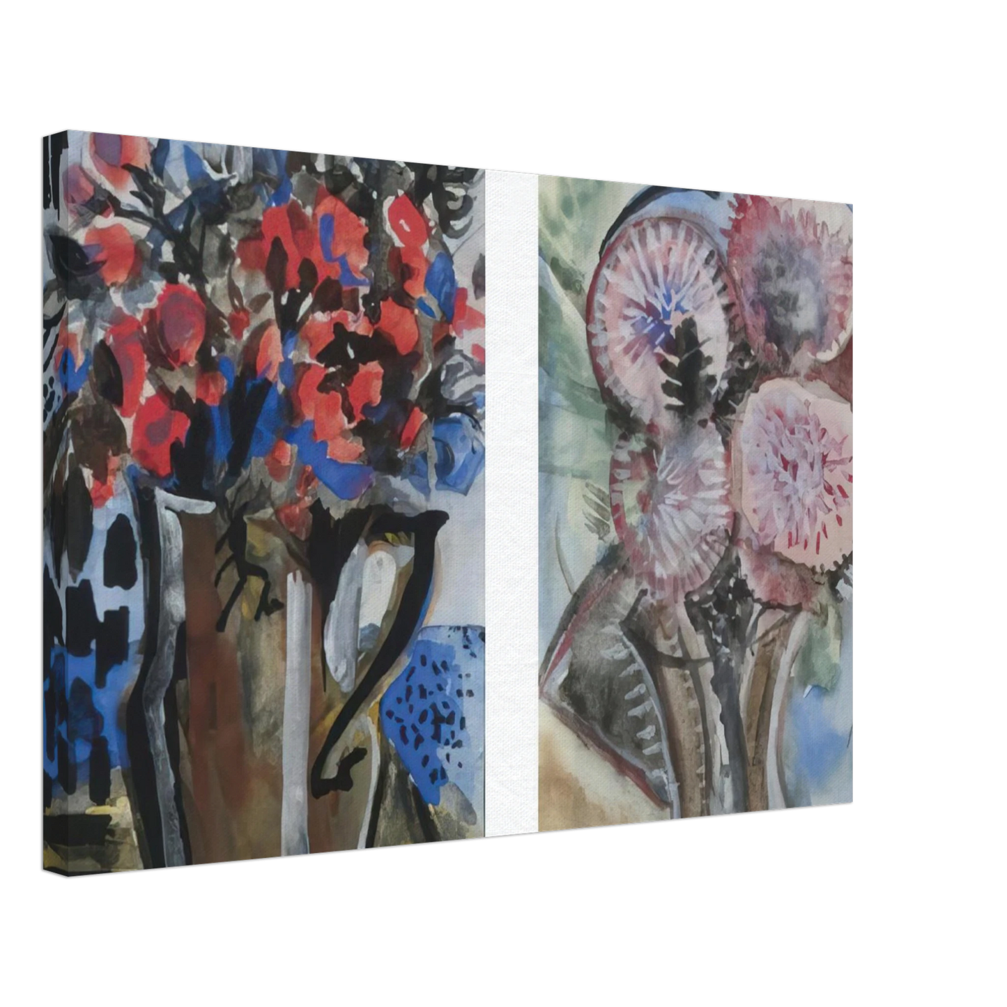 Natalia Goncharova - Still Life - Expressionism Canvas - 70x100 cm / 28x40 inches-canvas