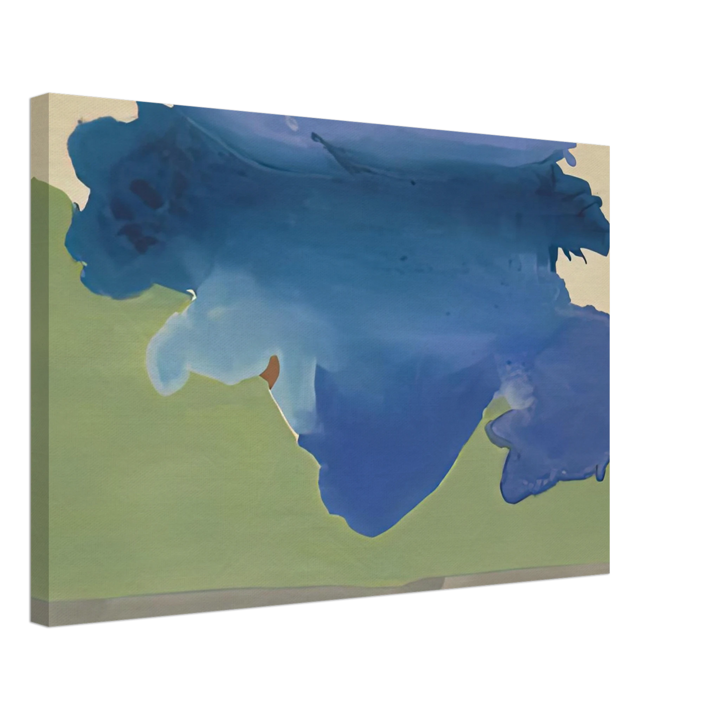 Helen Frankenthaler - The Bay, 1963- Canvas - 70x100 cm / 28x40 inches-canvas