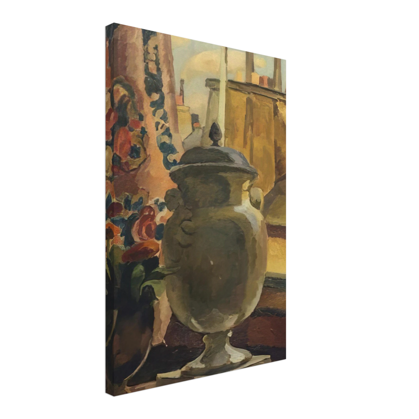 Vanessa Bell - STILL LIFE AT A WINDOW 1922 Canvas - 70x100 cm / 28x40 inches-canvas