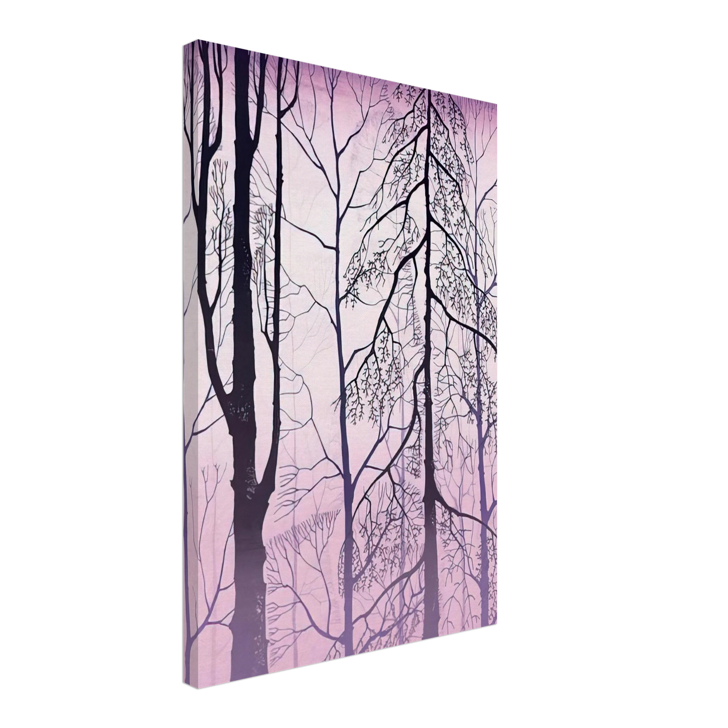 Eyvind Earle - Winter woods Canvas - 70x100 cm / 28x40 inches-canvas
