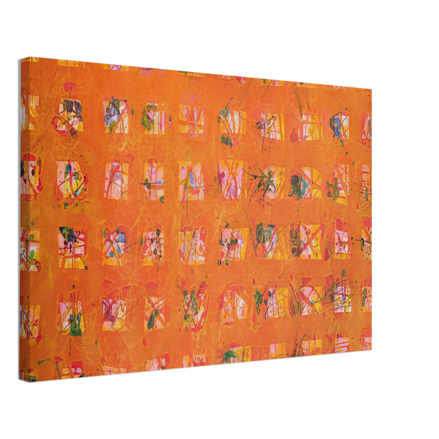 Sam Francis - Pioggia d'Oro Golden Rain Canvas - 40x60 cm / 16x24 inches-canvas