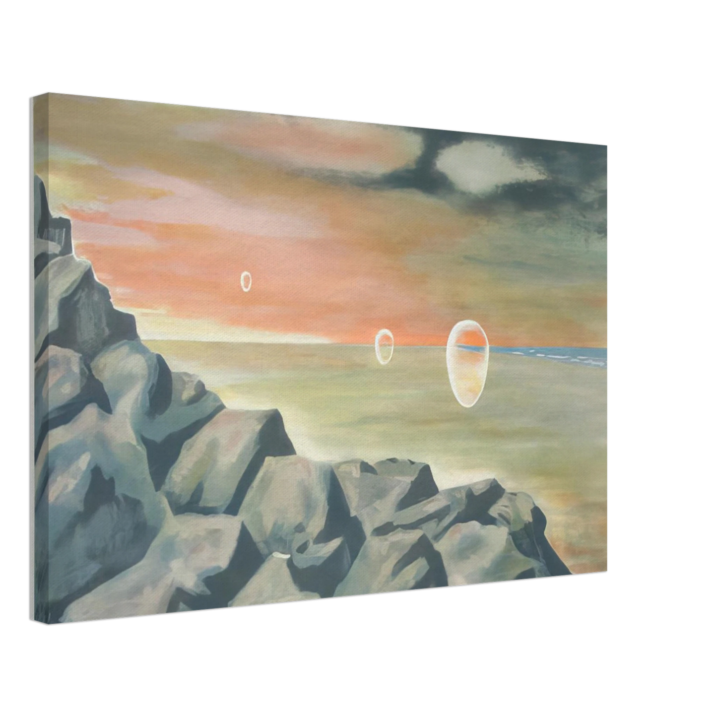 Clarence Holbrook Carter - Eschantos 21 - Magic Realism Canvas - 40x60 cm / 16x24 inches-canvas
