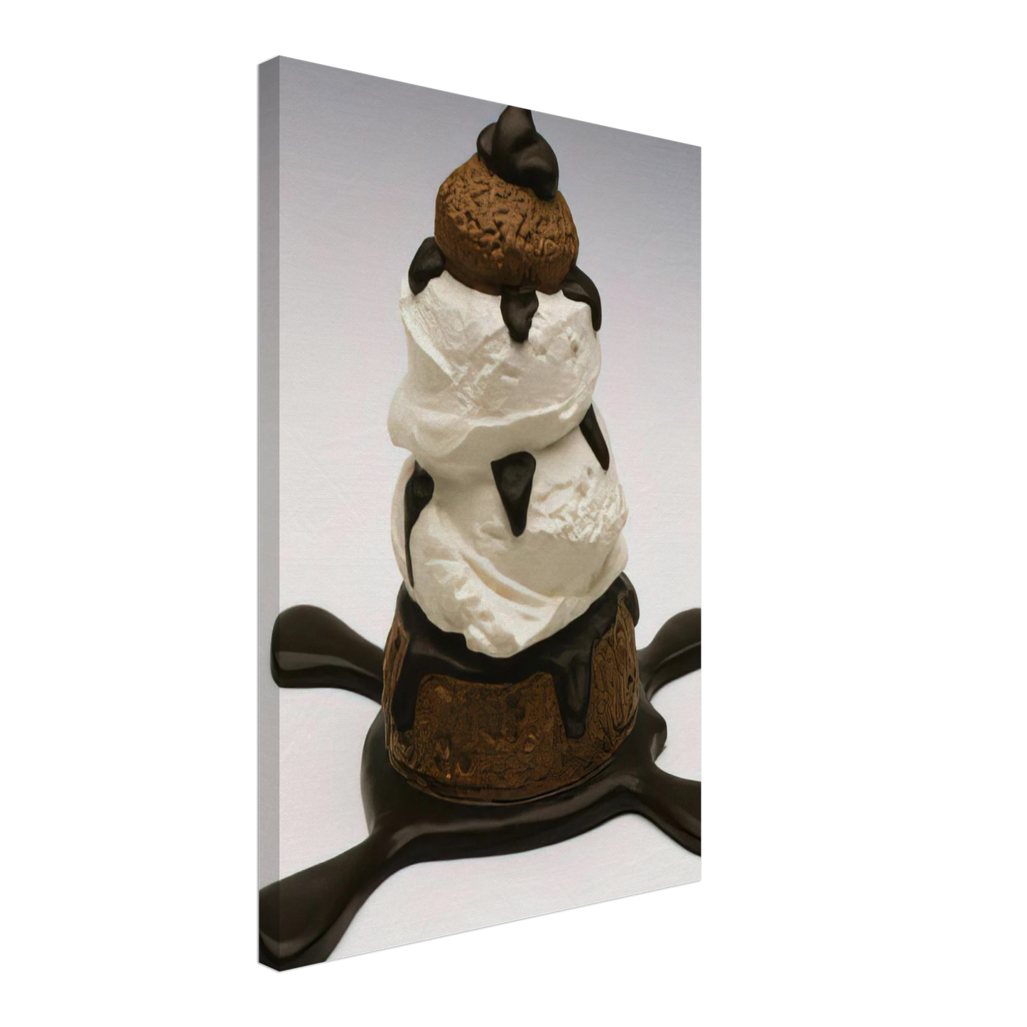 Claes Oldenburg - PROFITEROLE 1990 Canvas - 70x100 cm / 28x40 inches-canvas