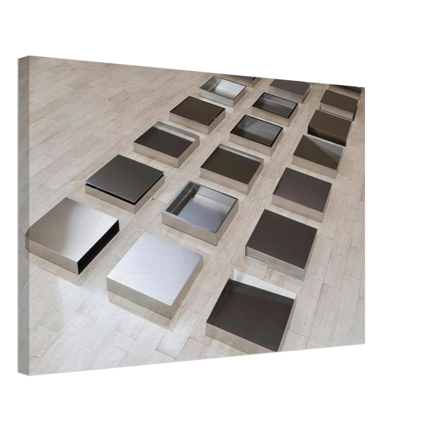 Donald Judd - Untitled - 1977 Canvas - 70x100 cm / 28x40 inches-canvas