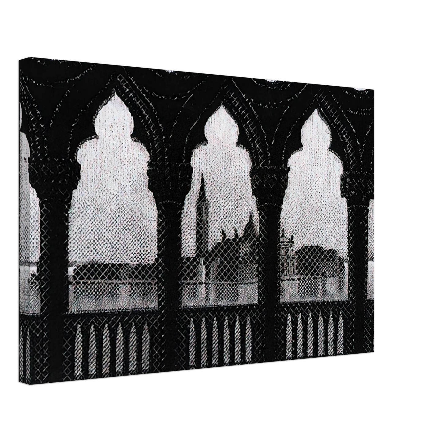 MC Escher - VENICE OCTOBER 1936 1936 Canvas - 40x60 cm / 16x24 inches-canvas