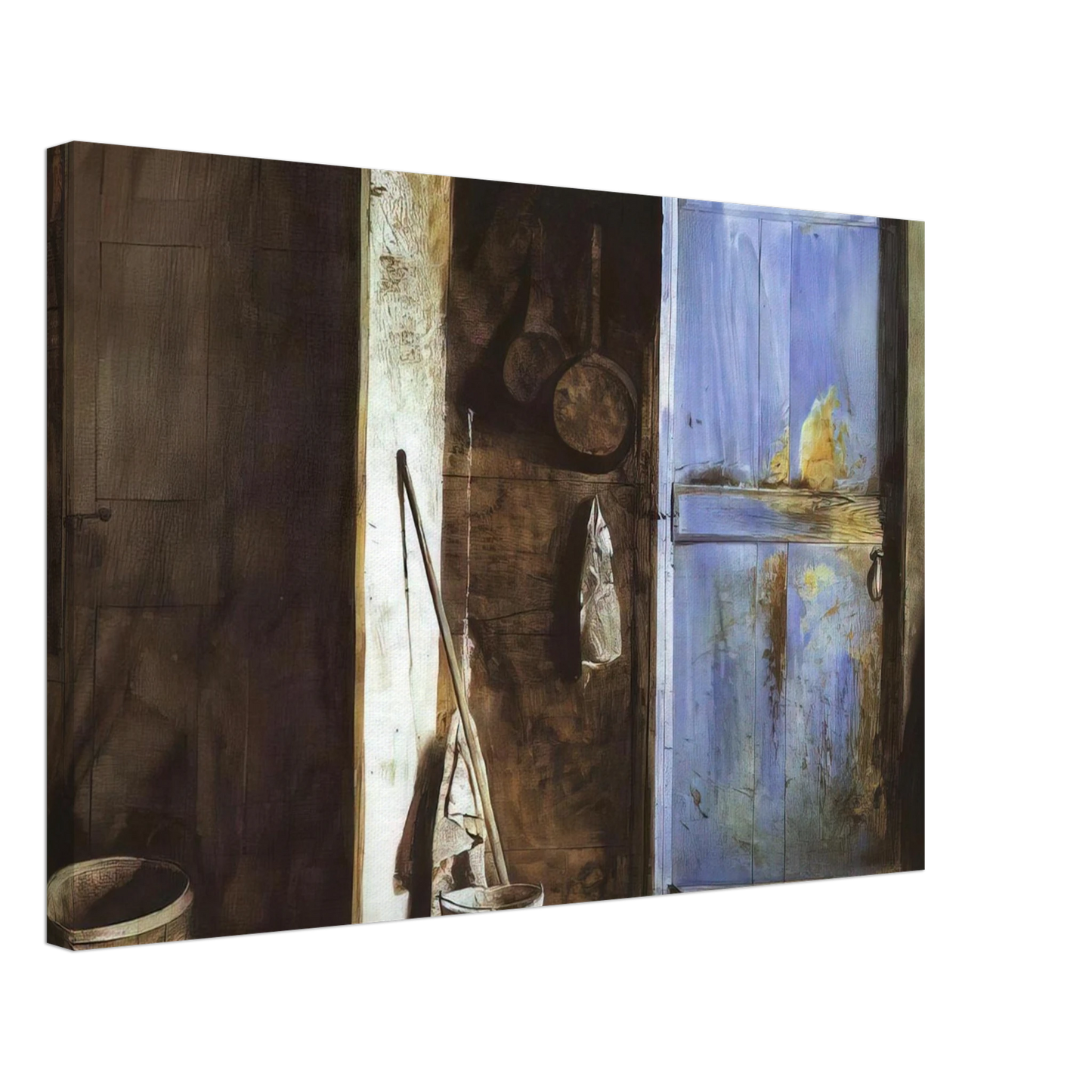 Andrew Wyeth - ALVARO CHRISTINA Canvas - 40x60 cm / 16x24 inches-canvas