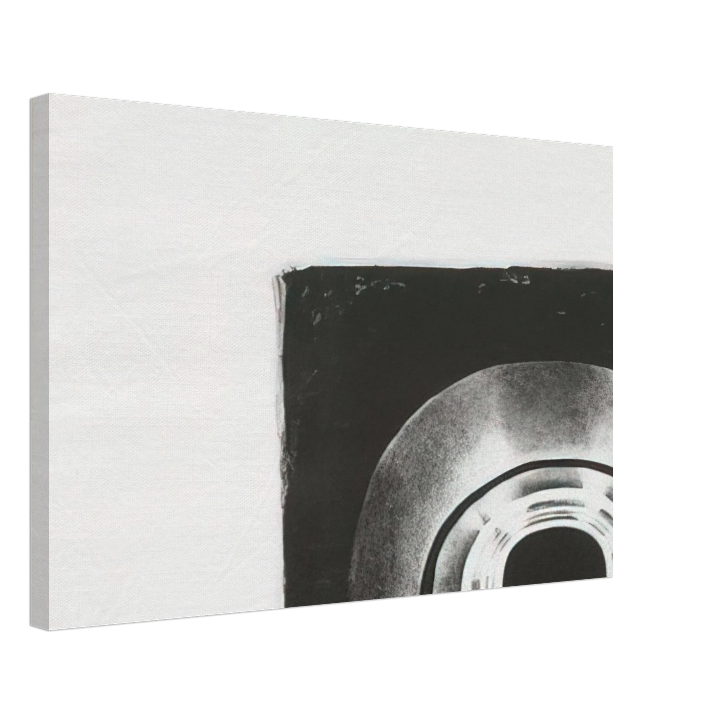 Lee Bontecou - SEVENTH STONE 1968 Canvas - 70x100 cm / 28x40 inches-canvas