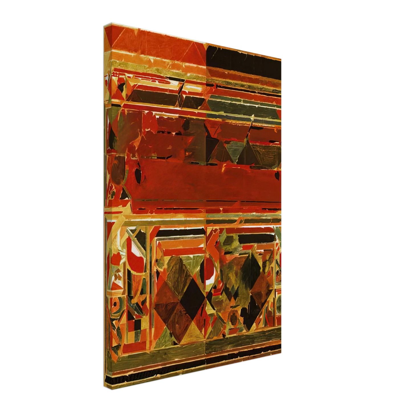 S. H. Raza - Saurashtra - 1983 Canvas - 70x100 cm / 28x40 inches-canvas