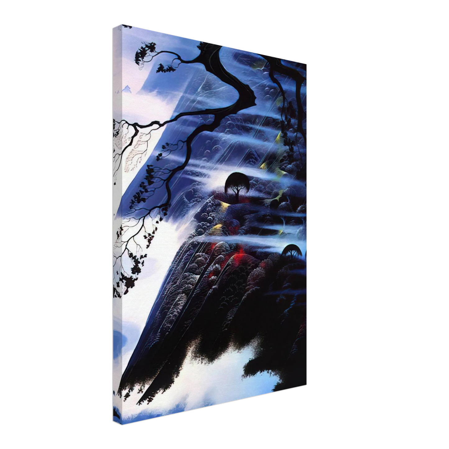 Eyvind Earle - Fog Light Canvas - 70x100 cm / 28x40 inches-canvas