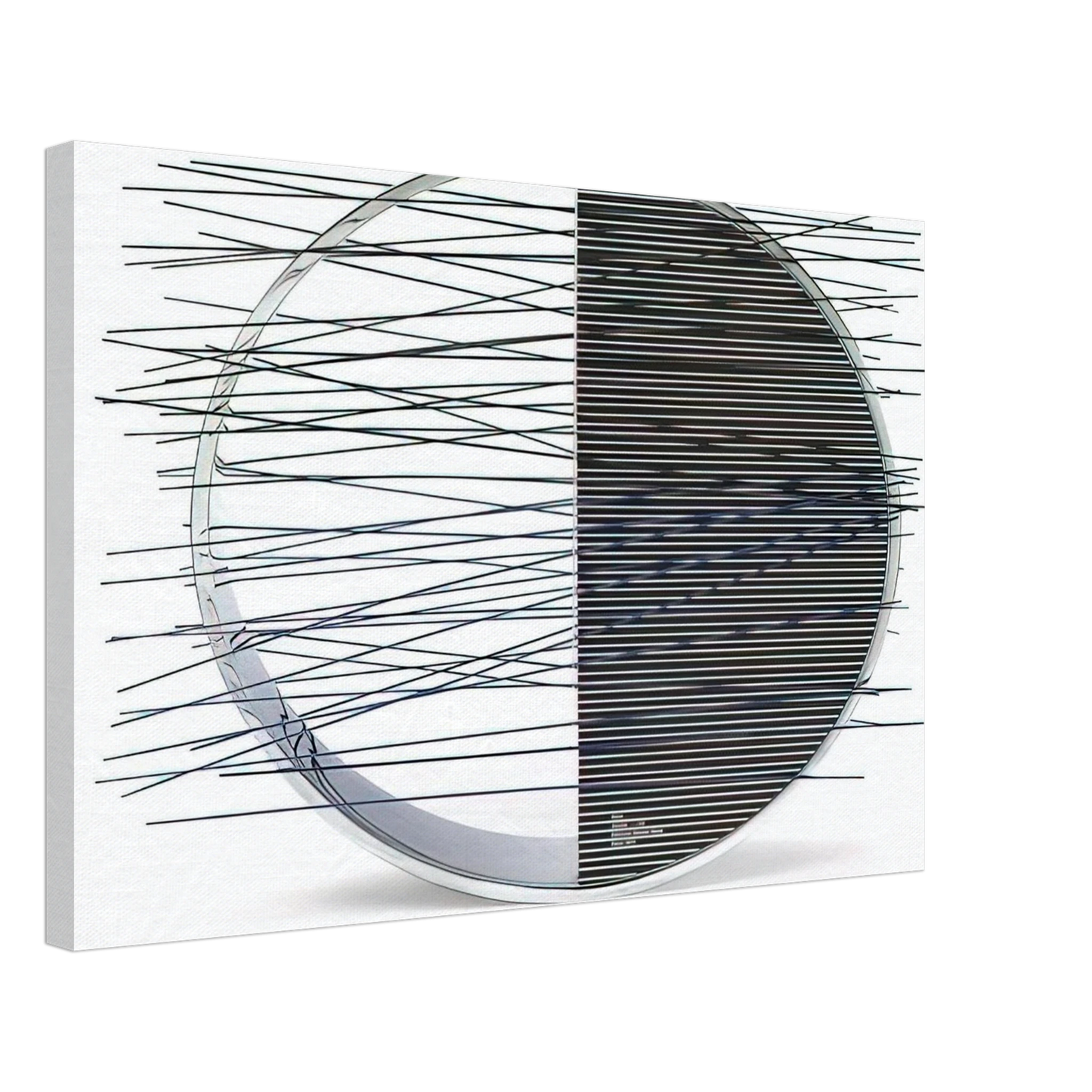 Jesus Rafael Soto - ANELLO Canvas - 40x60 cm / 16x24 inches-canvas