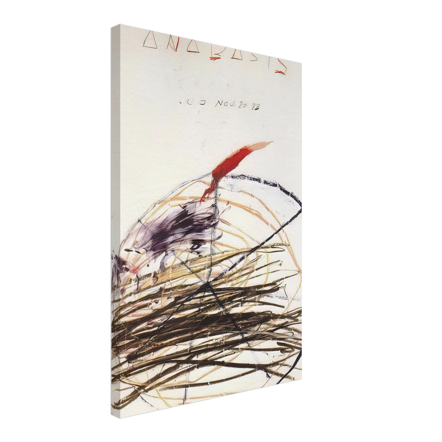 Cy Twombly - Anabasis Xenephon Canvas - 70x100 cm / 28x40 inches-canvas