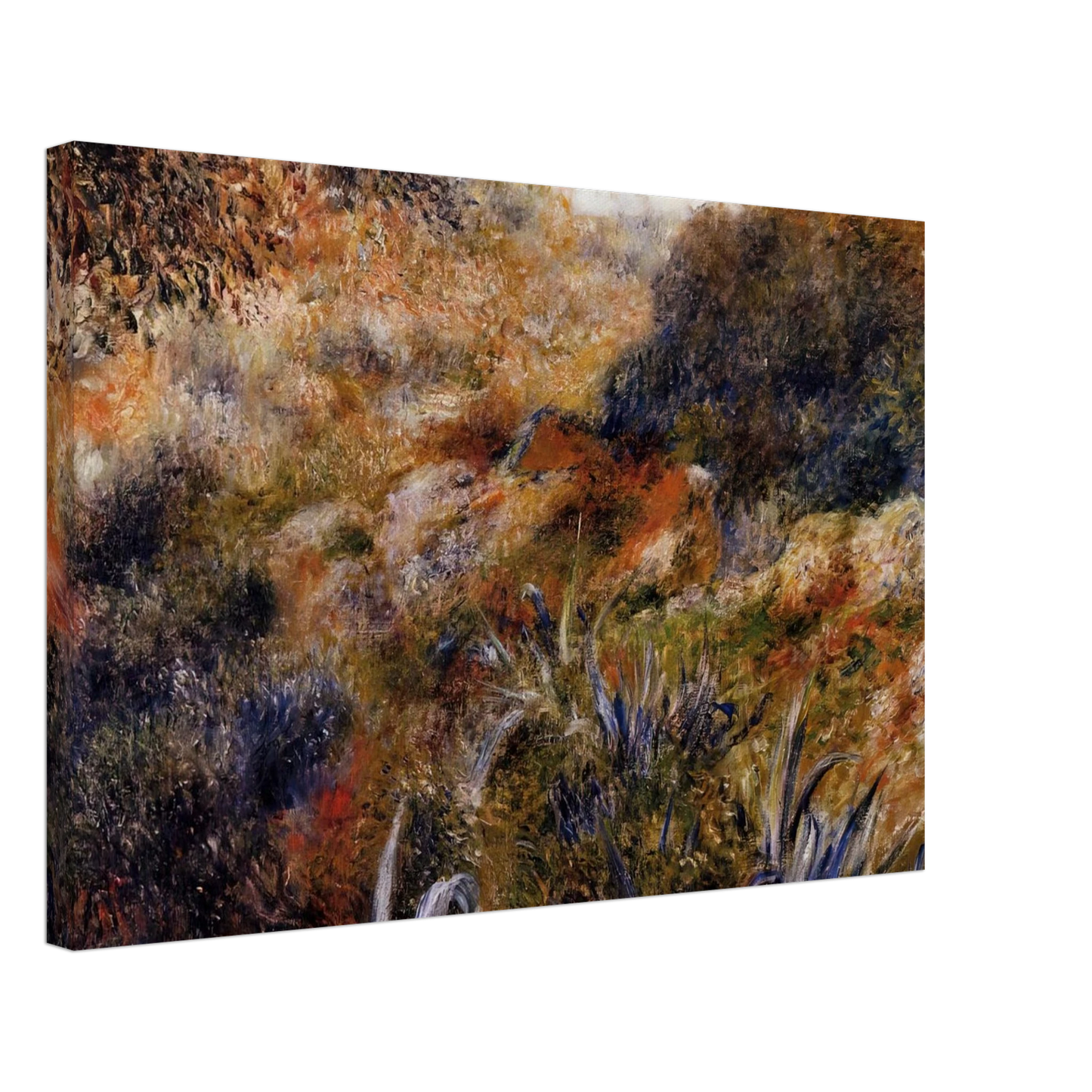 Pierre-Auguste Renoir - Algerian Landscape The Ravine of the Wild Women Canvas - 70x100 cm / 28x40 inches-canvas
