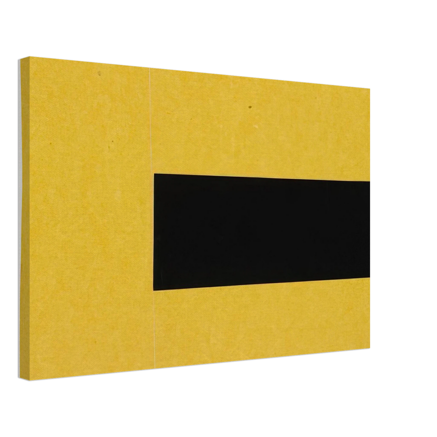 Ellsworth Kelly - Black and Yellow from the series Line Form Color Canvas - 70x100 cm / 28x40 inches-canvas