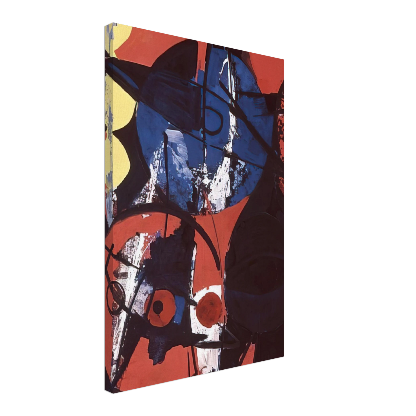 Ernst Wilhelm Nay - Blaufeuer - 1964 Canvas - 70x100 cm / 28x40 inches-canvas