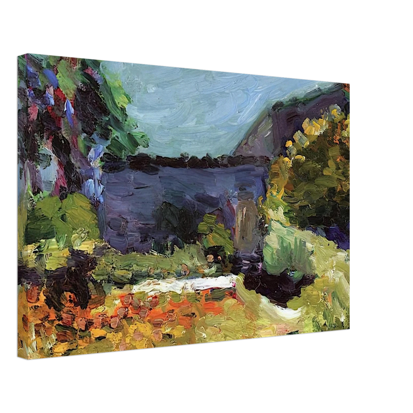 Henri Matisse - LANDSCAPE 1898 Canvas - 70x100 cm / 28x40 inches-canvas