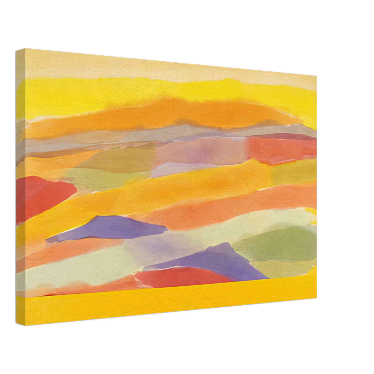 Ronnie Landfield - Revelation - 1979 Canvas - 70x100 cm / 28x40 inches-canvas