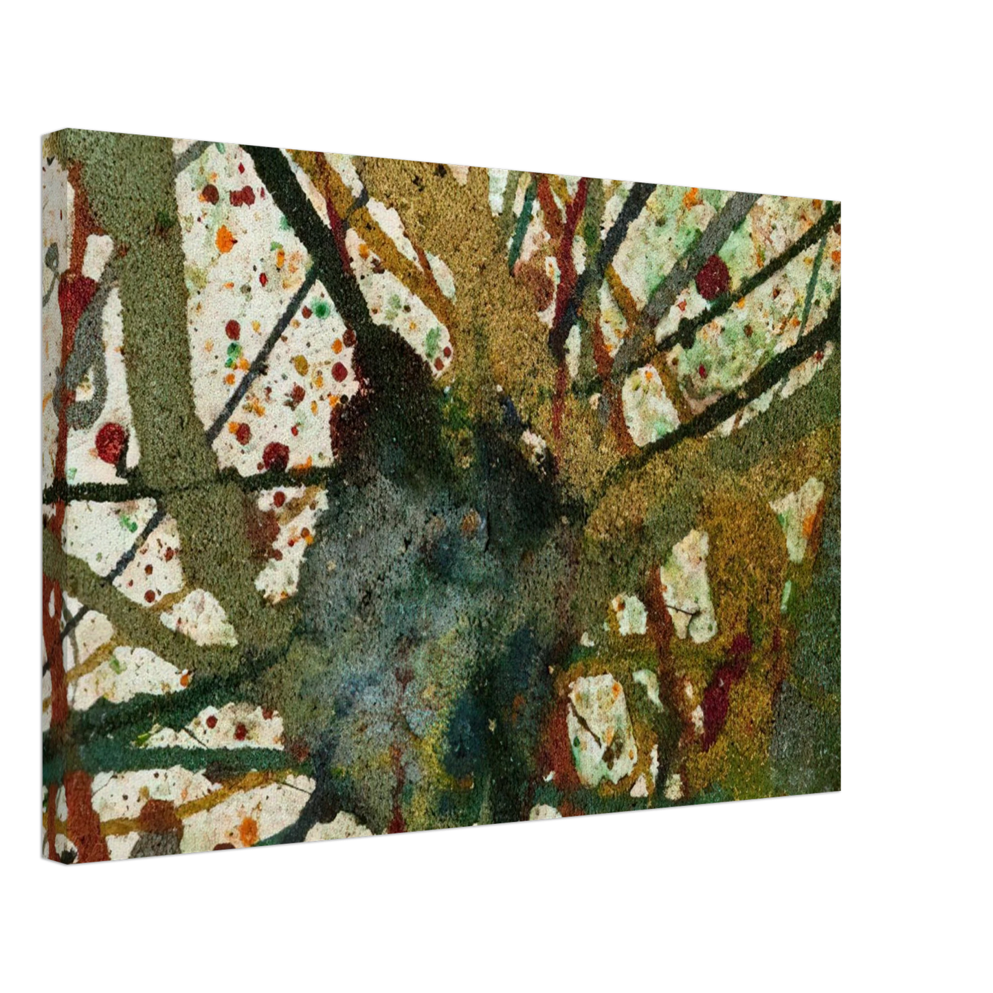 Taro Yamamoto - UNTITLED 1972 1 Canvas - 40x60 cm / 16x24 inches-canvas