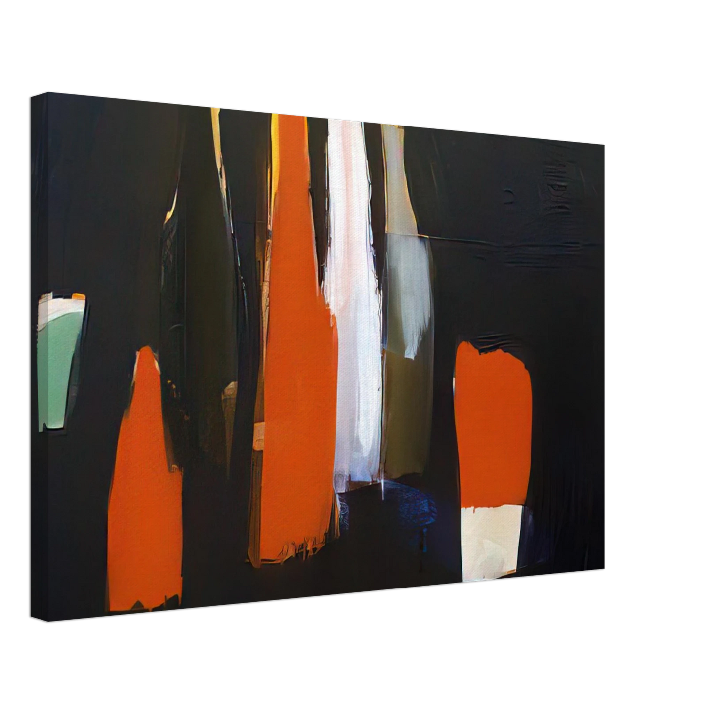 Nicolas de Stael - Bouteilles - Art Informel Canvas - 40x60 cm / 16x24 inches-canvas