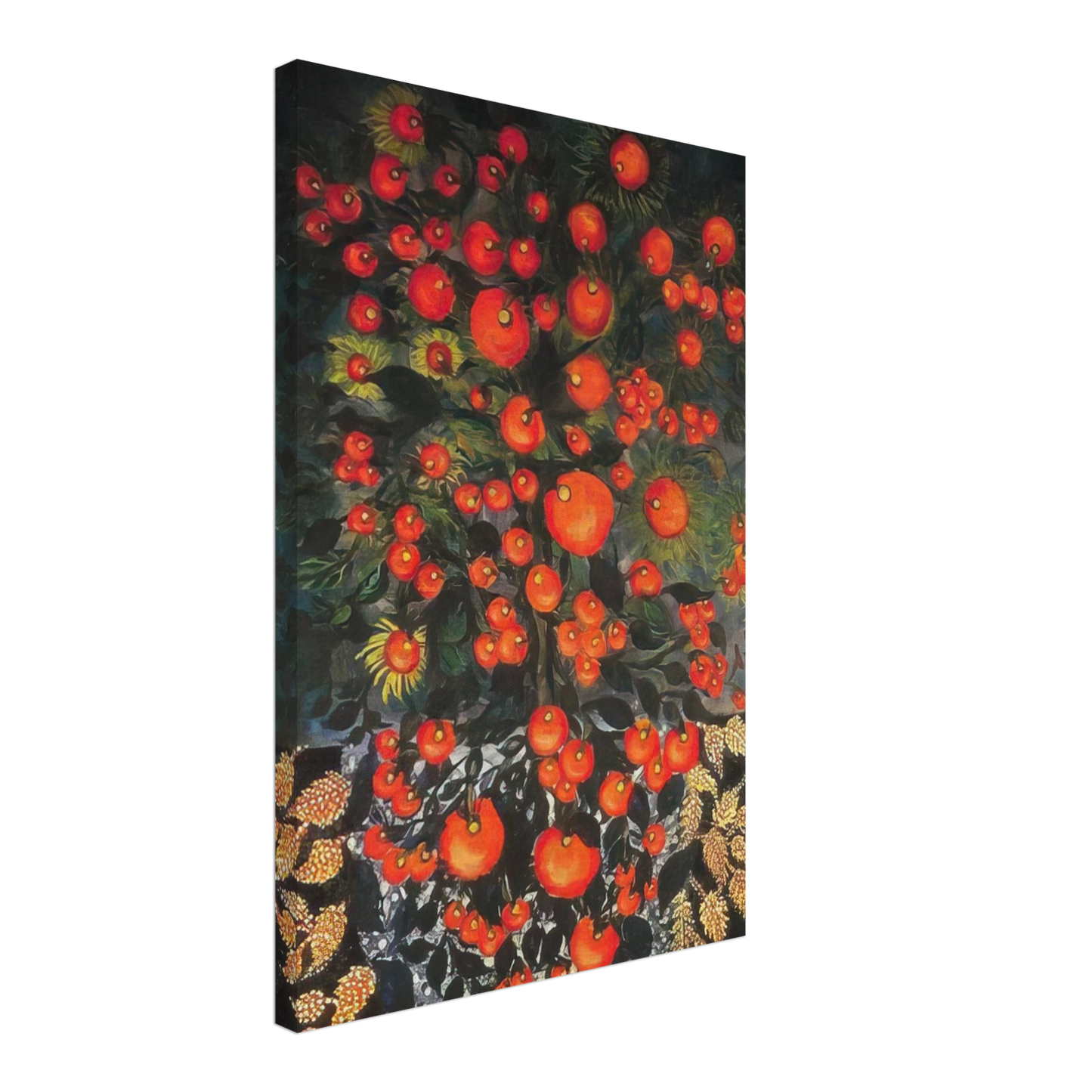 Seraphine Louis - Untitled - Naive Art Primitivism Canvas - 40x60 cm / 16x24 inches-canvas