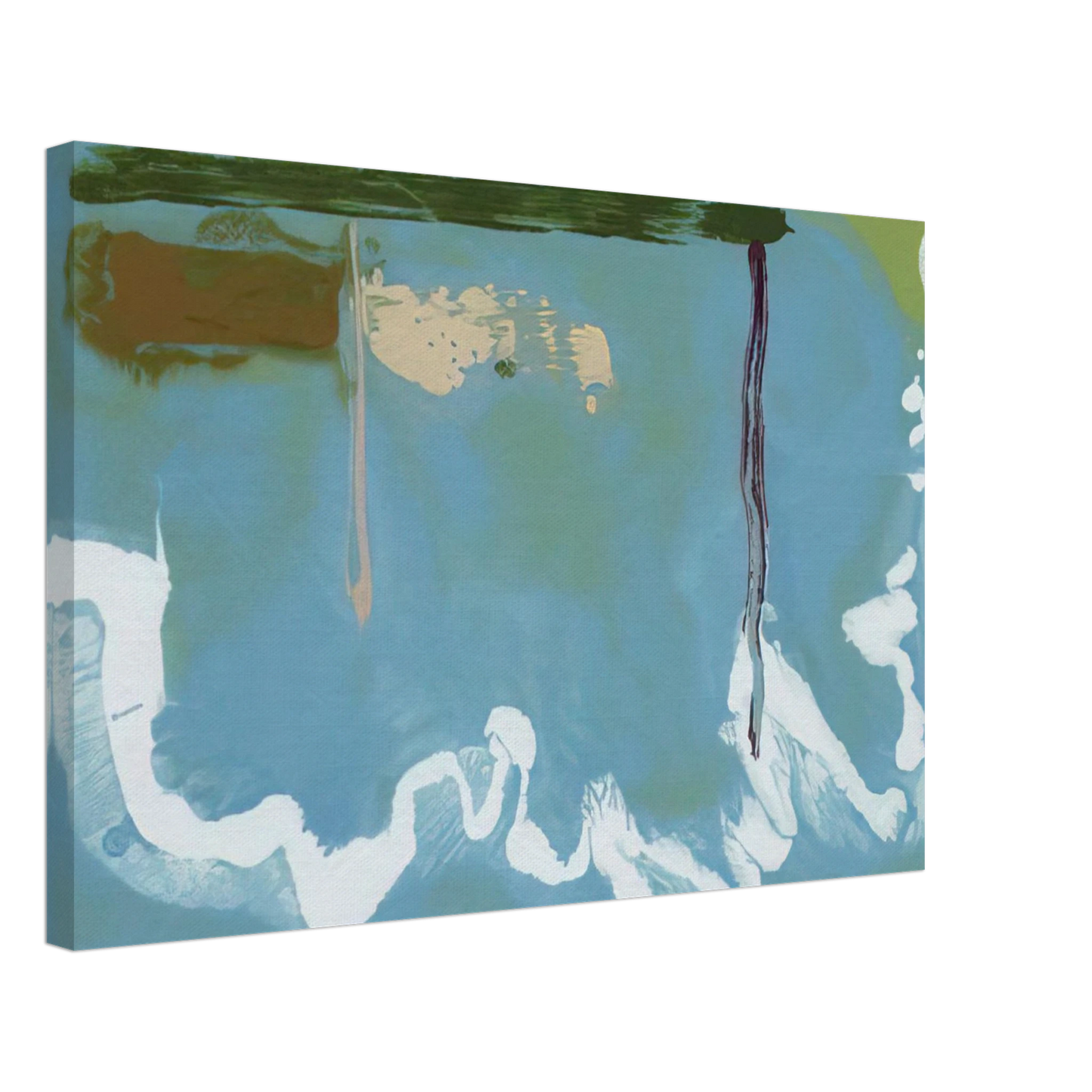 Helen Frankenthaler - Skywriting - 1997 Canvas - 70x100 cm / 28x40 inches-canvas