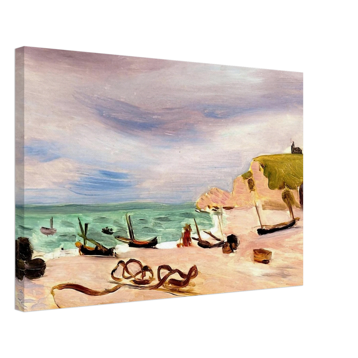 Henri Matisse - ROPES ON THE BEACH AT ETRETAT 1920 Canvas - 70x100 cm / 28x40 inches-canvas
