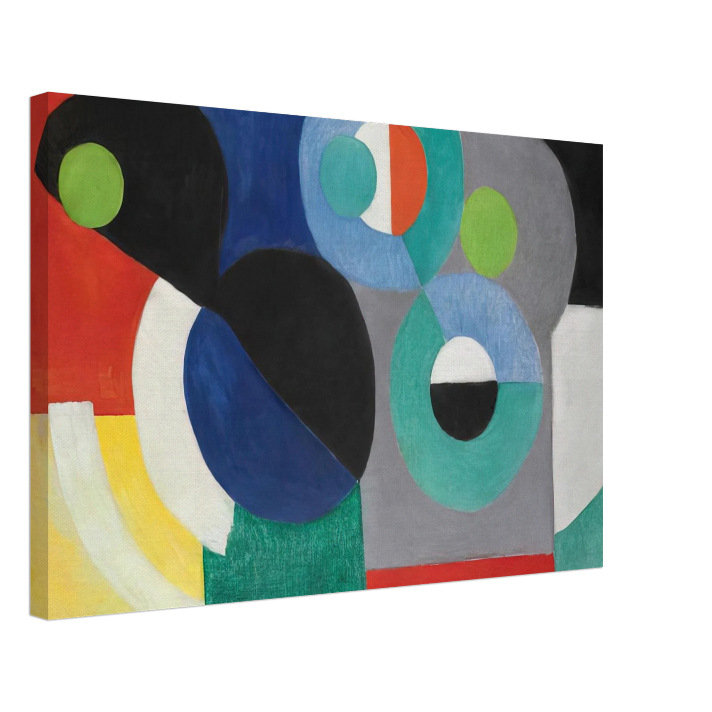 Sonia Delaunay - RYTHME COLORE Canvas - 70x100 cm / 28x40 inches-canvas