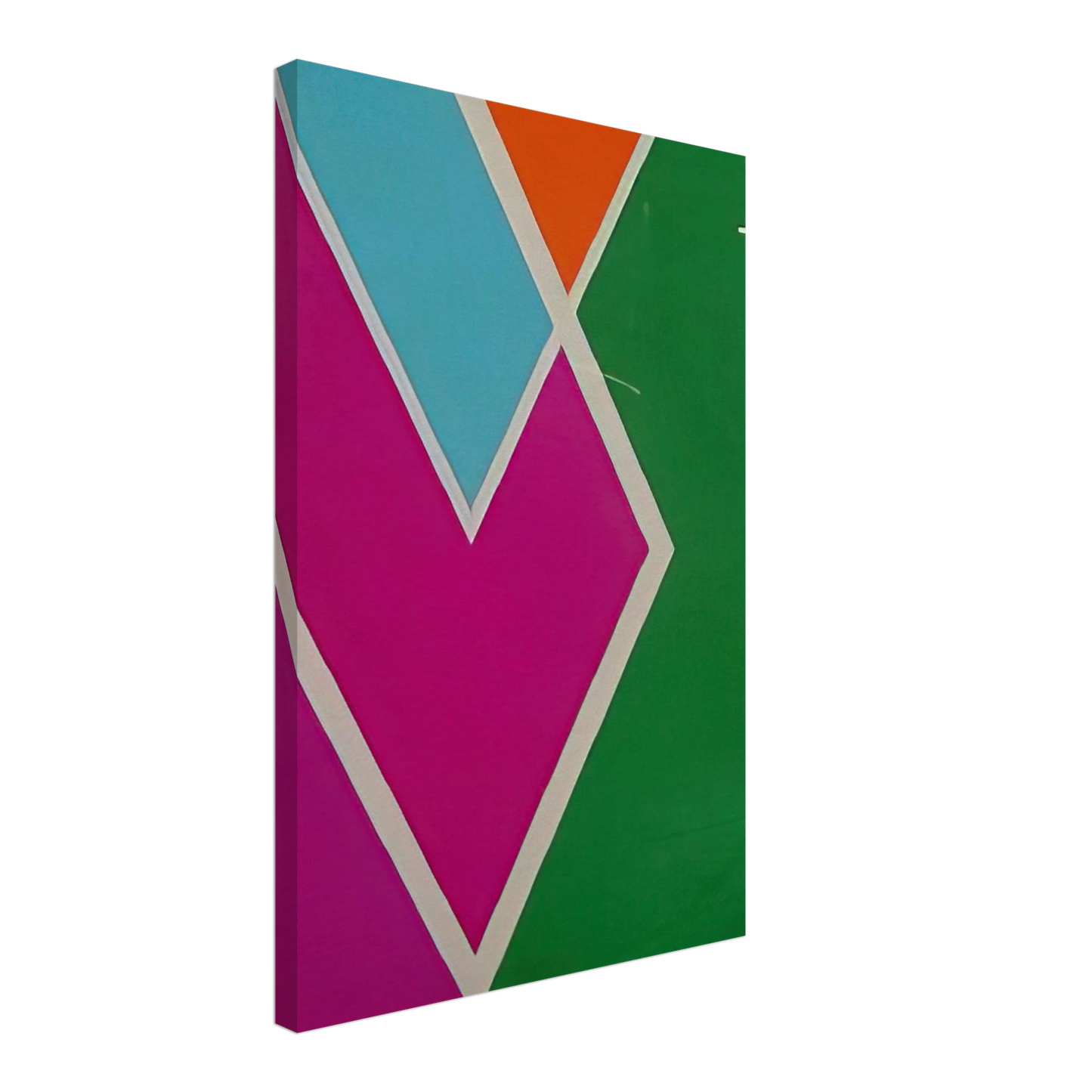 Larry Zox - Westbury - 1970 Canvas - 70x100 cm / 28x40 inches-canvas