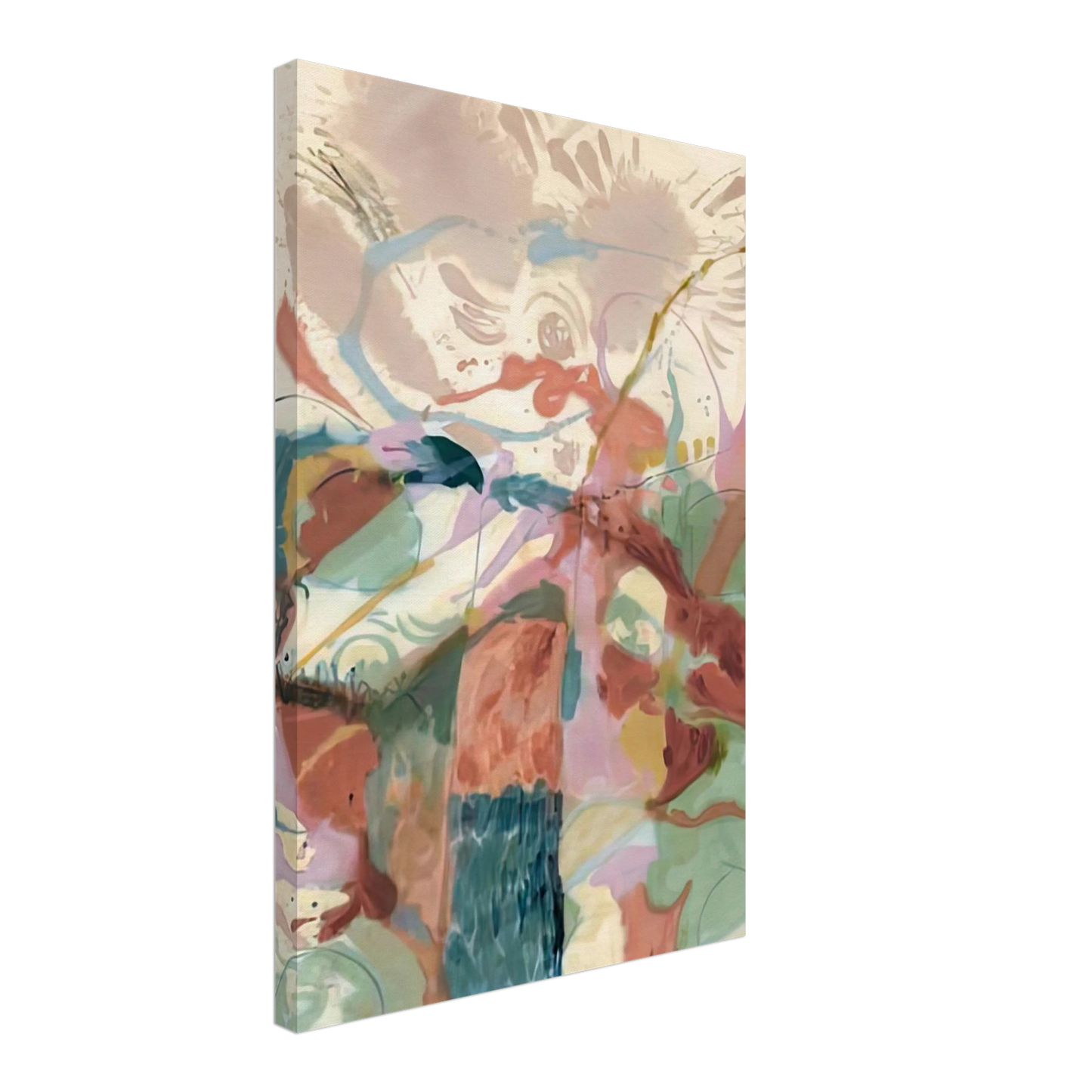 Helen Frankenthaler - Jacob's Ladder, 1957- Canvas - 70x100 cm / 28x40 inches-canvas