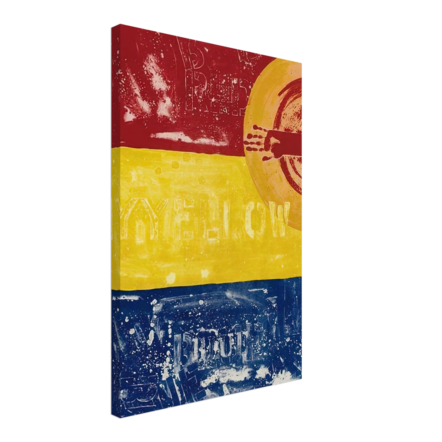Jasper Johns - PERISCOPE I ULAE 200 Canvas - 70x100 cm / 28x40 inches-canvas