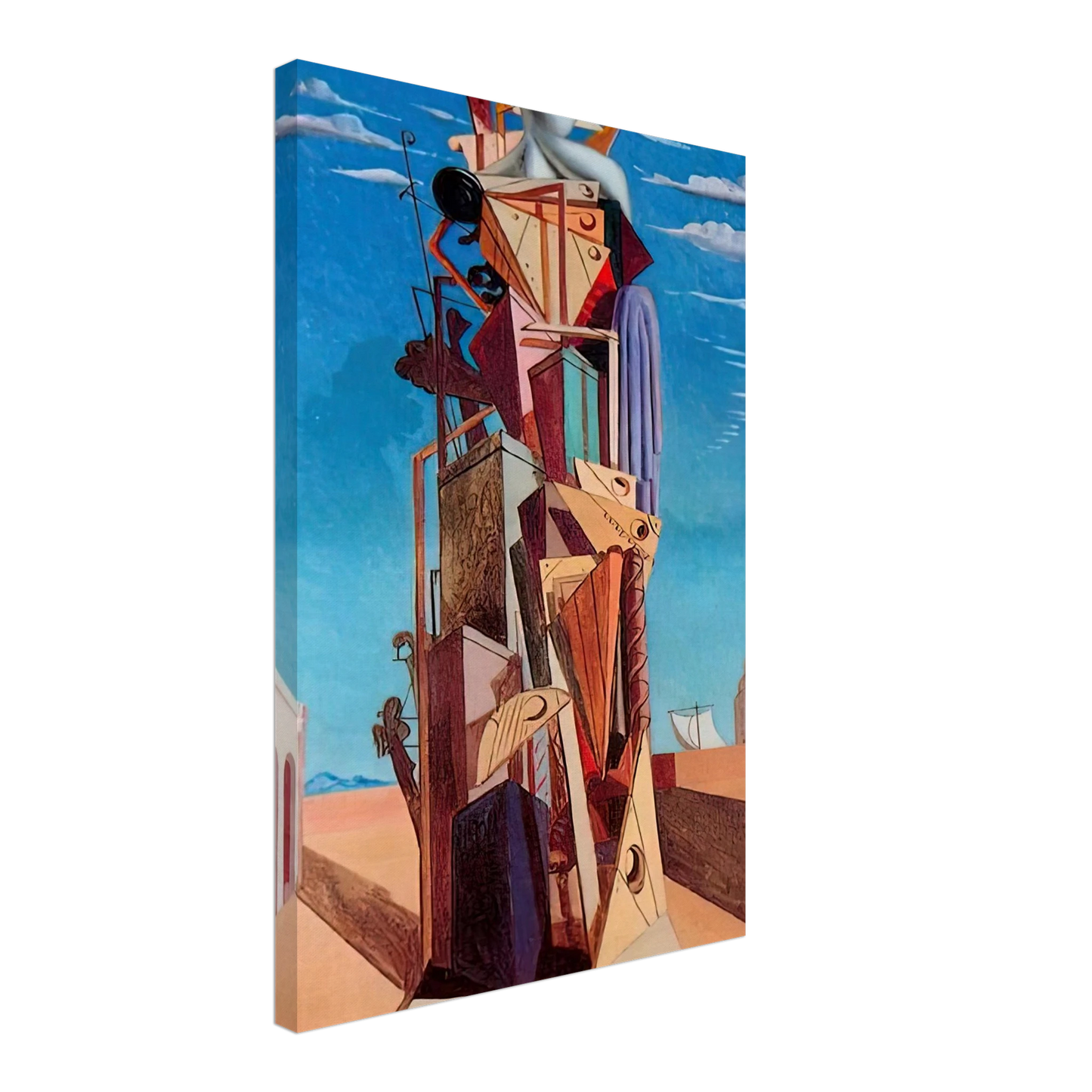Giorgio de Chirico - THE GREAT MACHINE 1925 Canvas - 70x100 cm / 28x40 inches-canvas