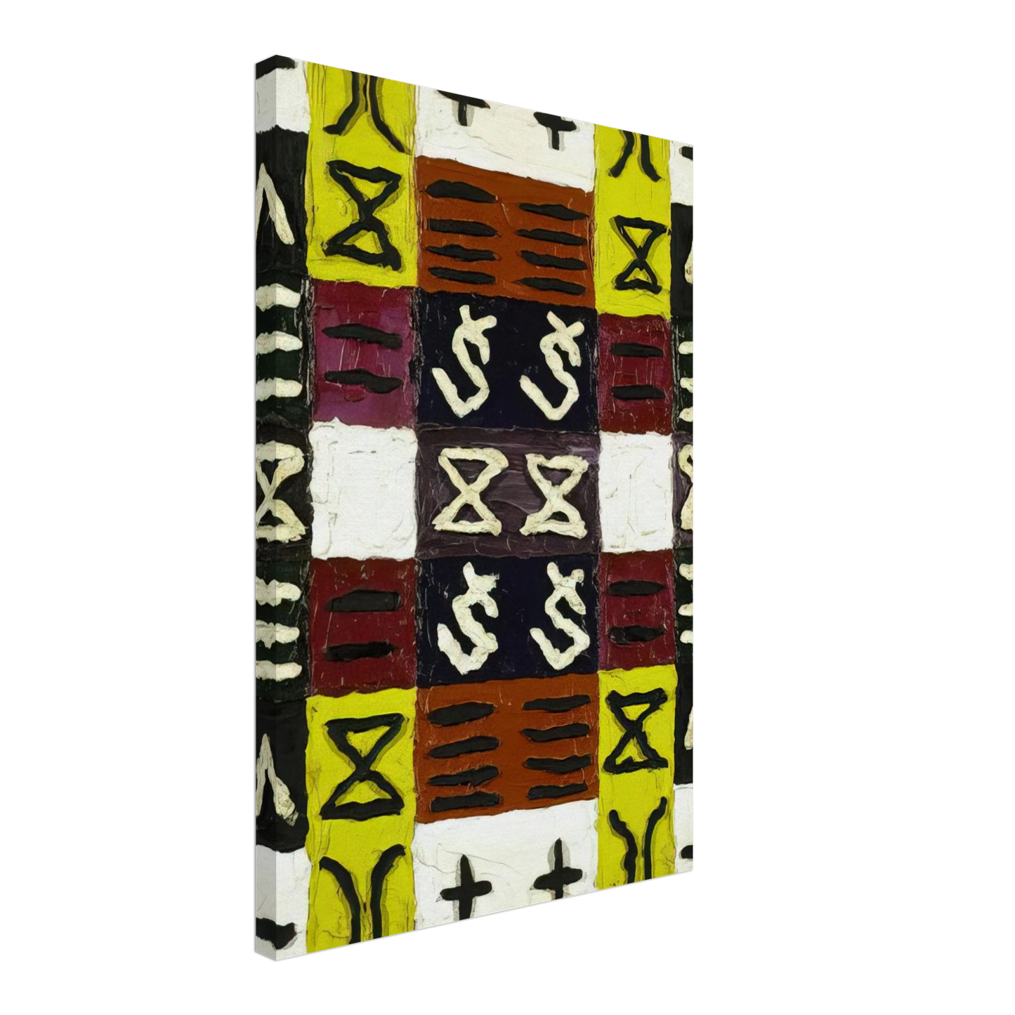 Alfred Jensen - A Perfect Equal Area I - 1960 Canvas - 40x60 cm / 16x24 inches-canvas