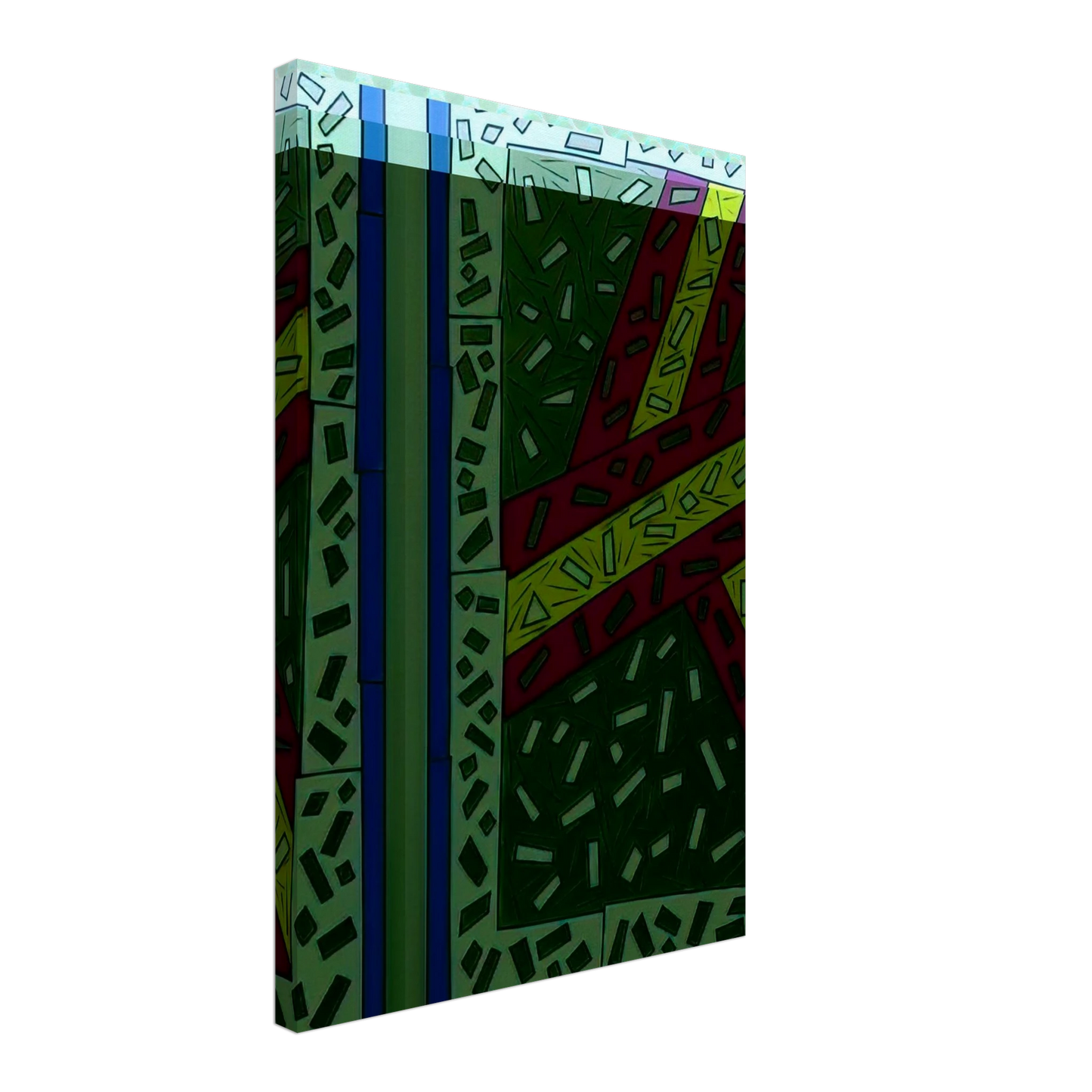 Victor Vasarely - Yvaral - 1956 Canvas - 70x100 cm / 28x40 inches-canvas