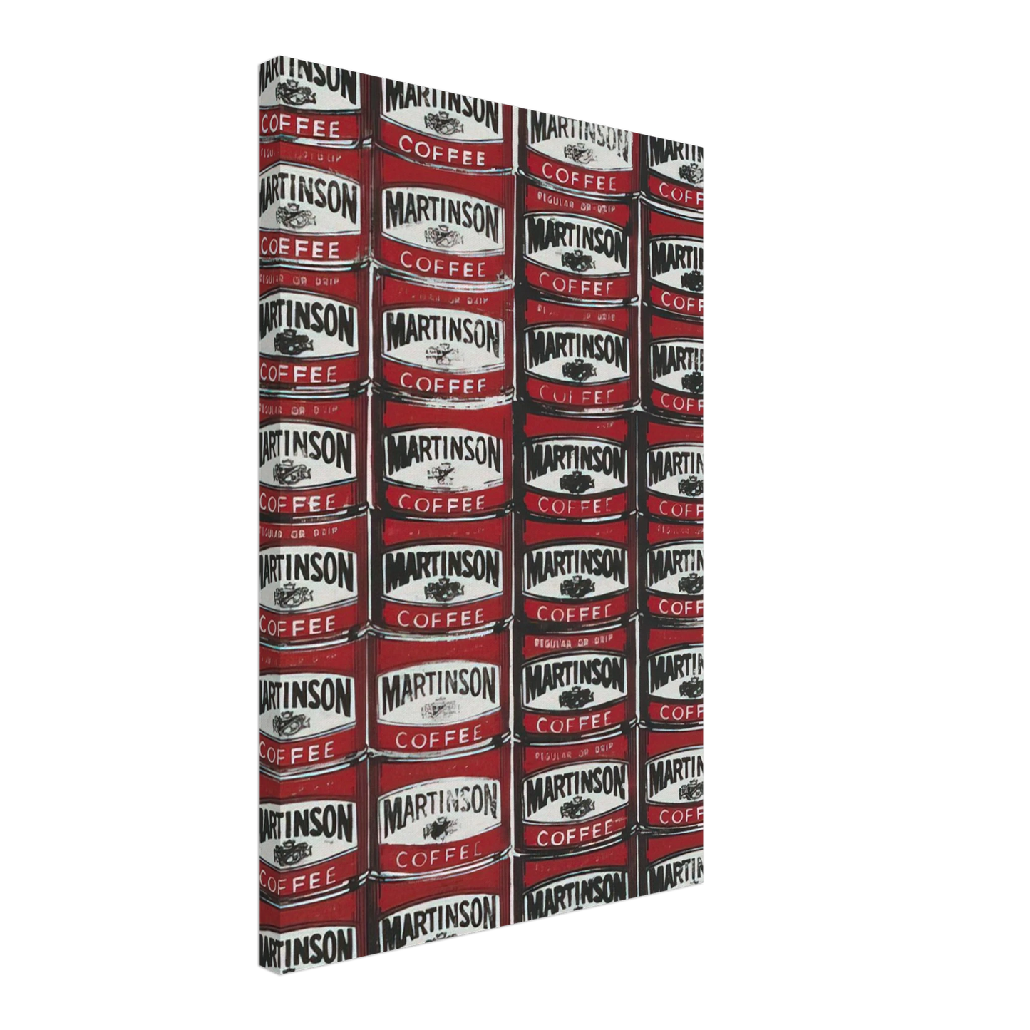 Andy Warhol - Martinson Coffee Canvas - 40x60 cm / 16x24 inches-canvas
