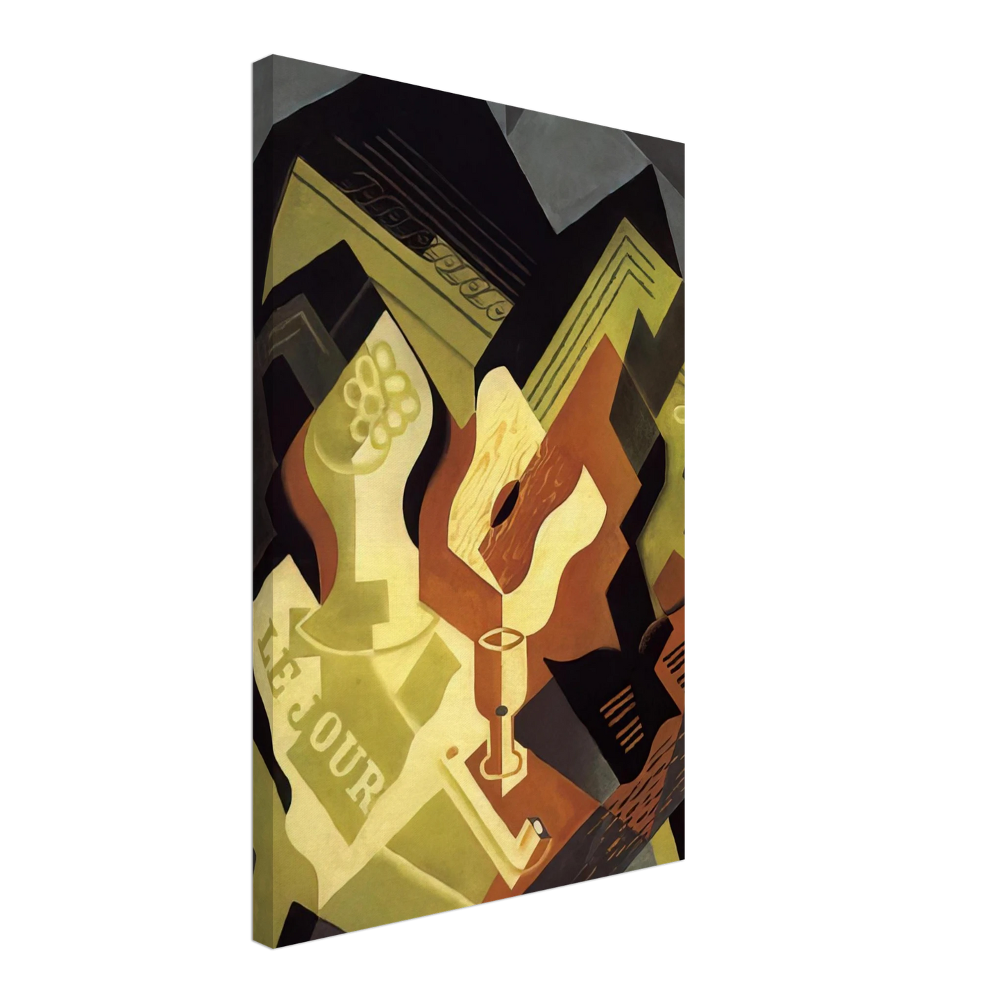 Juan Gris - GUITAR AND FRUIT DISH Canvas - 40x60 cm / 16x24 inches-canvas