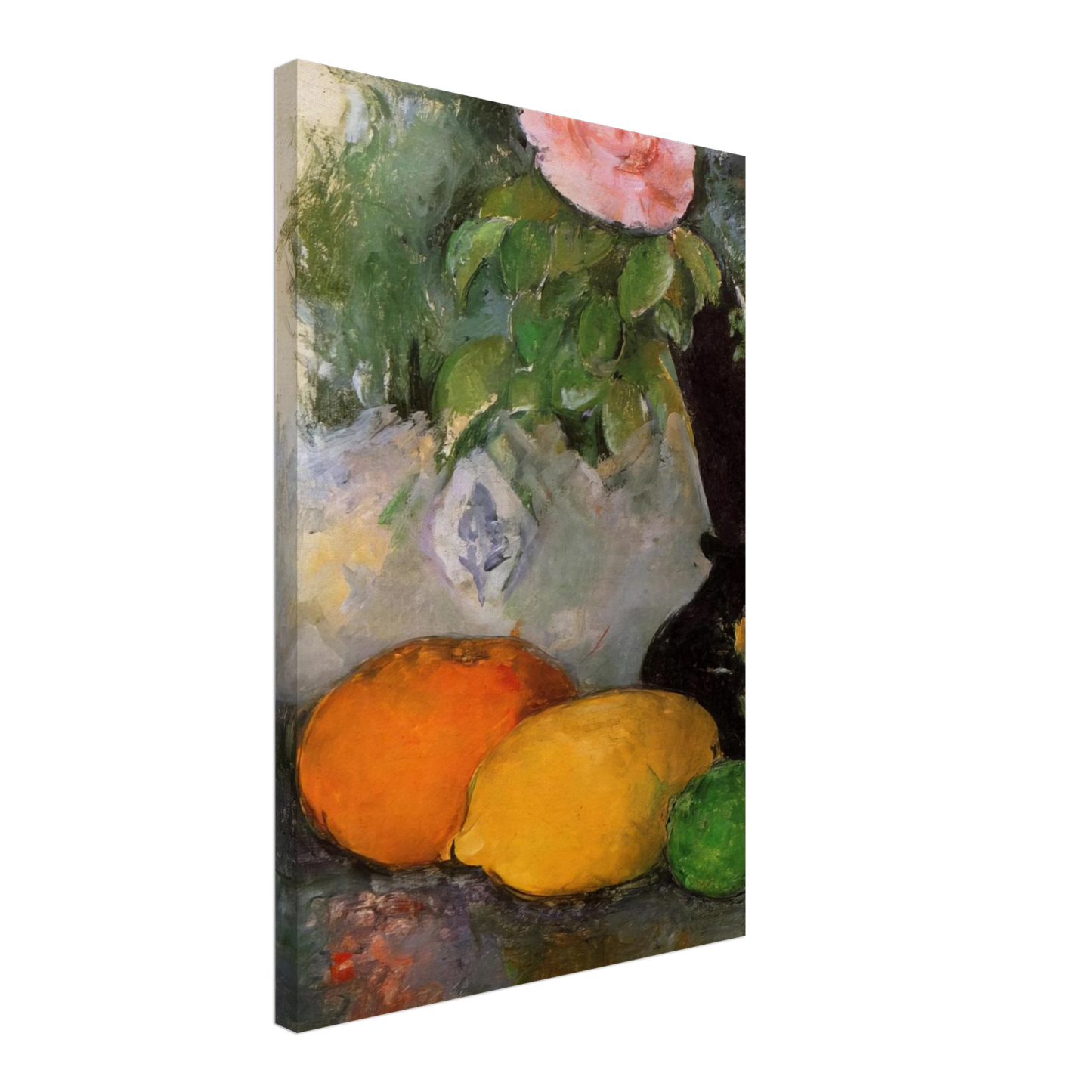 Paul Cezanne - Flowers and Fruit Canvas - 40x60 cm / 16x24 inches-canvas