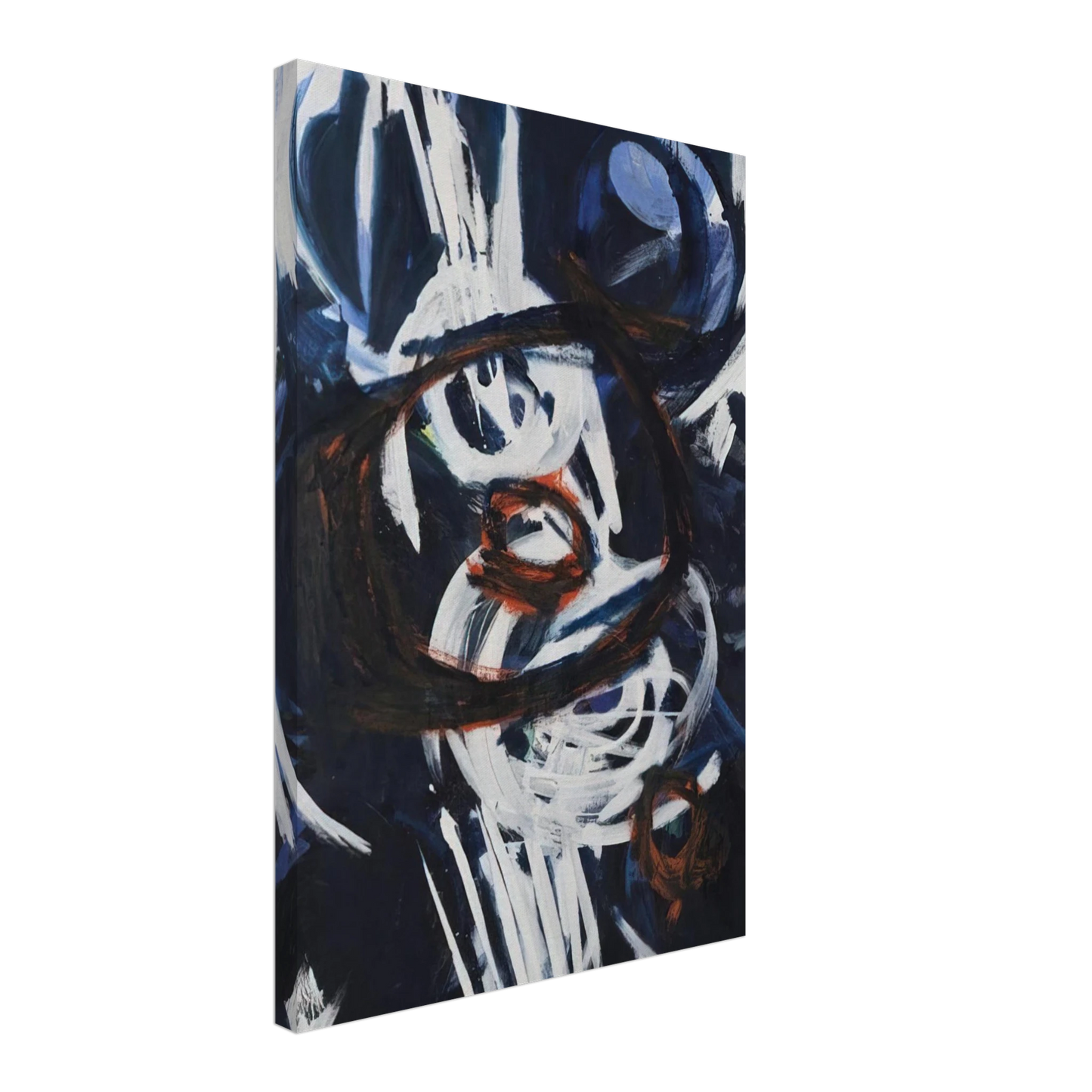 Ernst Wilhelm Nay - Crescendo - 1963 Canvas - 70x100 cm / 28x40 inches-canvas